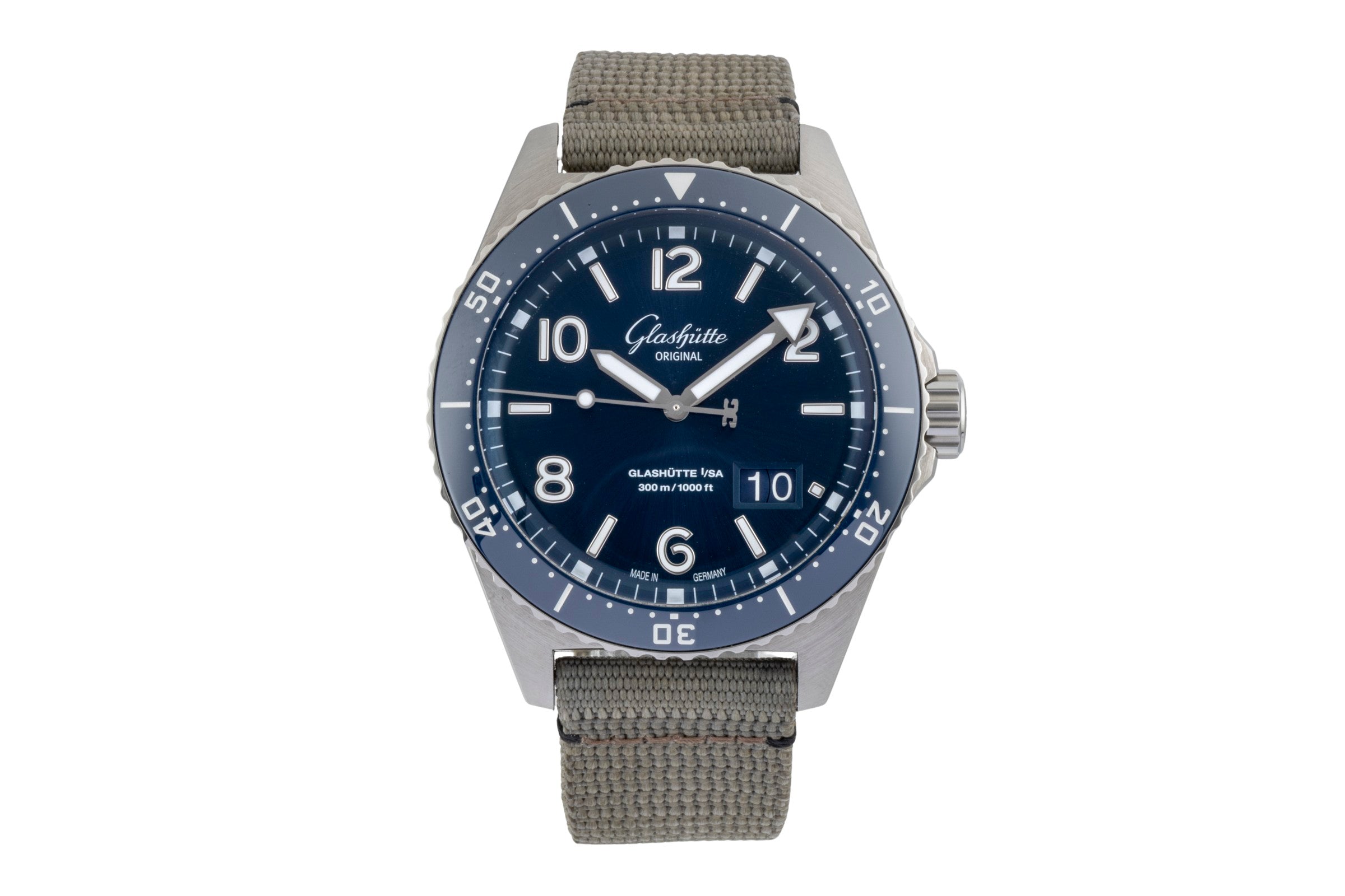 Glashütte SeaQ steel automatic men's watch 1-36-13-02-81-34 LP: 12700EUR  [2601079]