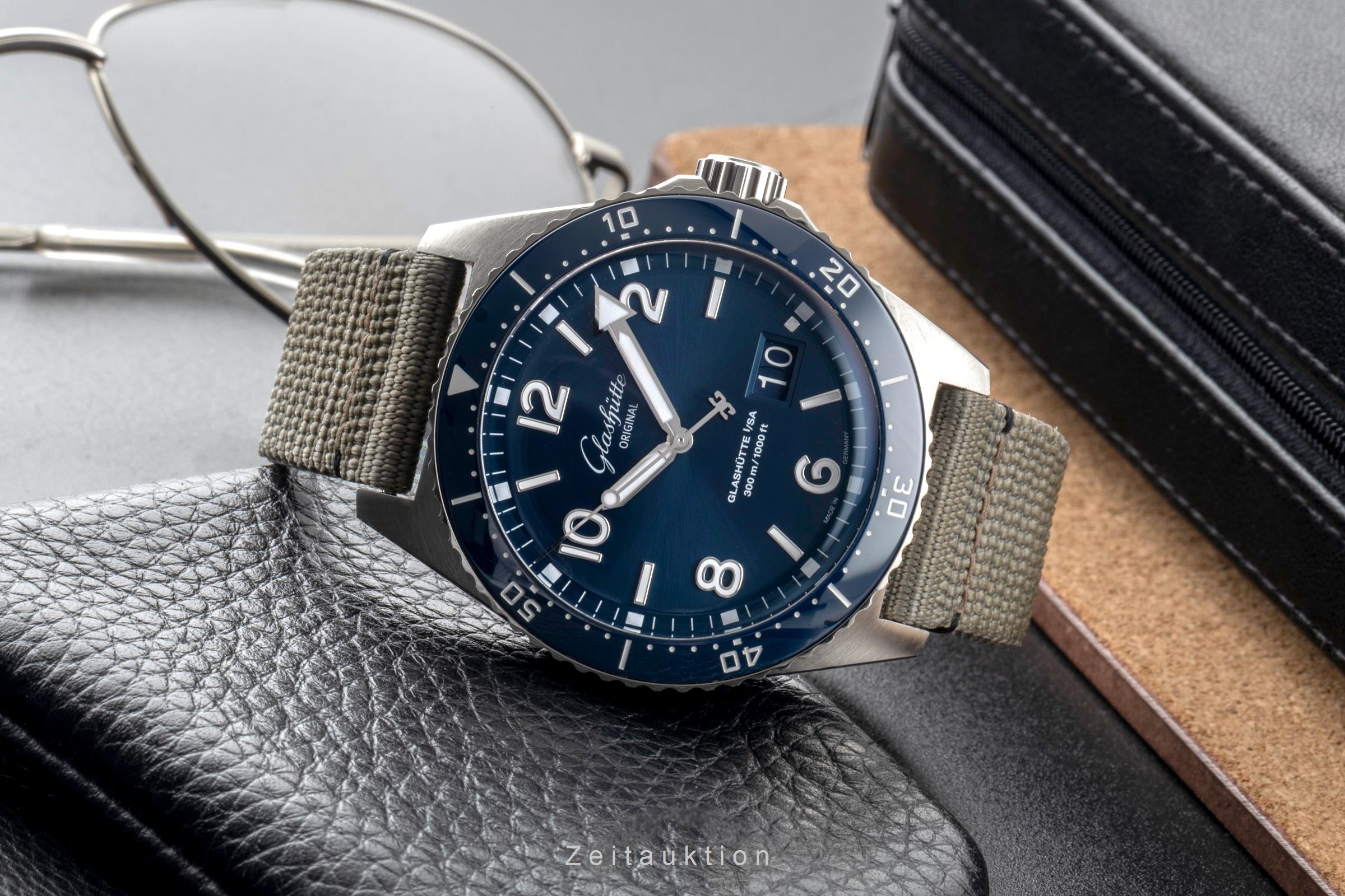 Glashütte SeaQ acciaio automatismo orologio da uomo 1-36-13-02-81-34 LP: 12700EUR  [2601079]