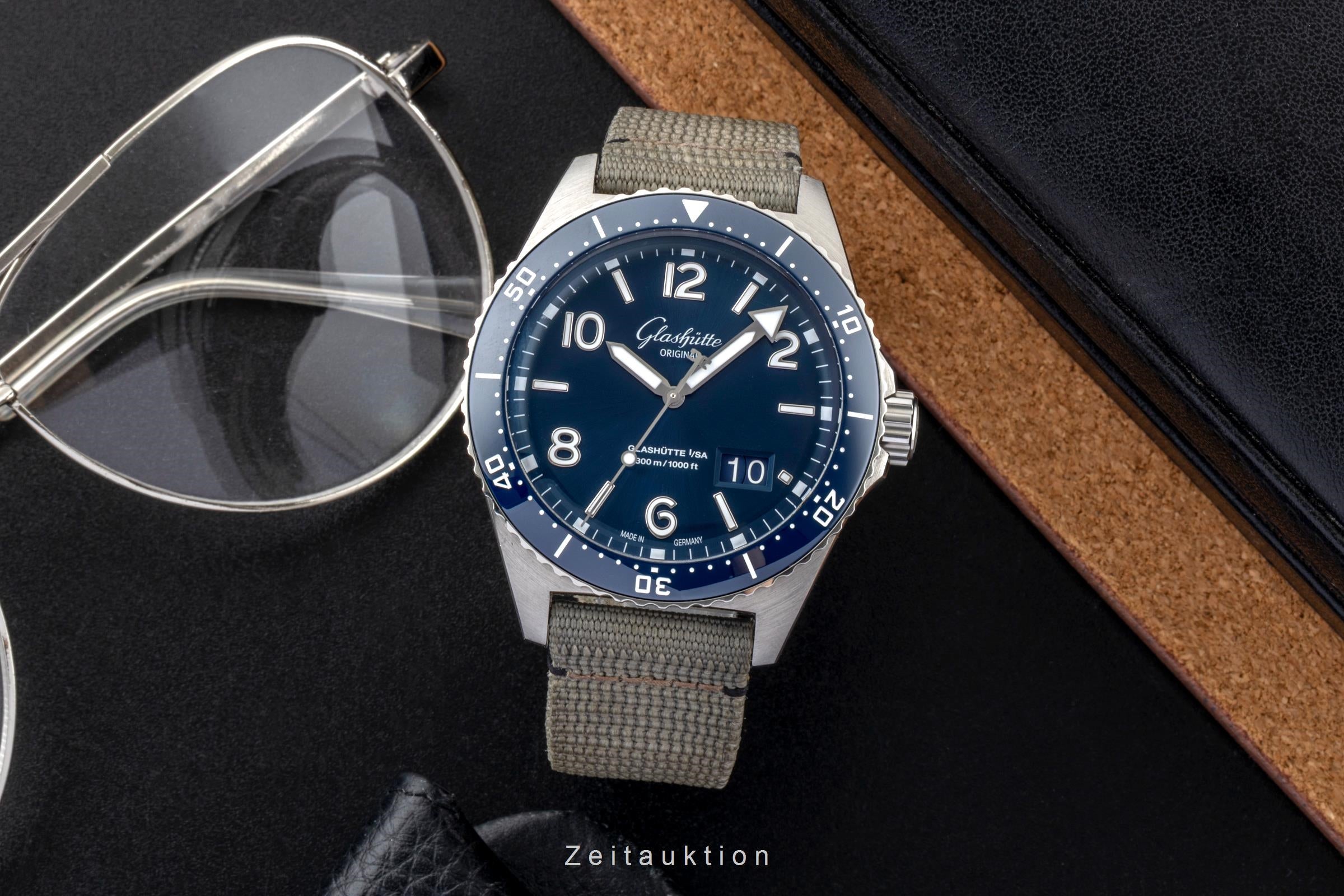 Glashütte SeaQ acciaio automatismo orologio da uomo 1-36-13-02-81-34 LP: 12700EUR  [2601079]