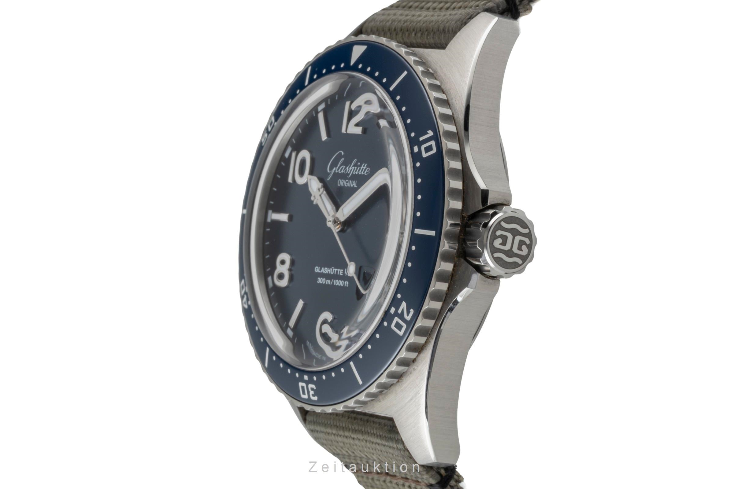 Glashütte SeaQ acciaio automatismo orologio da uomo 1-36-13-02-81-34 LP: 12700EUR  [2601079]