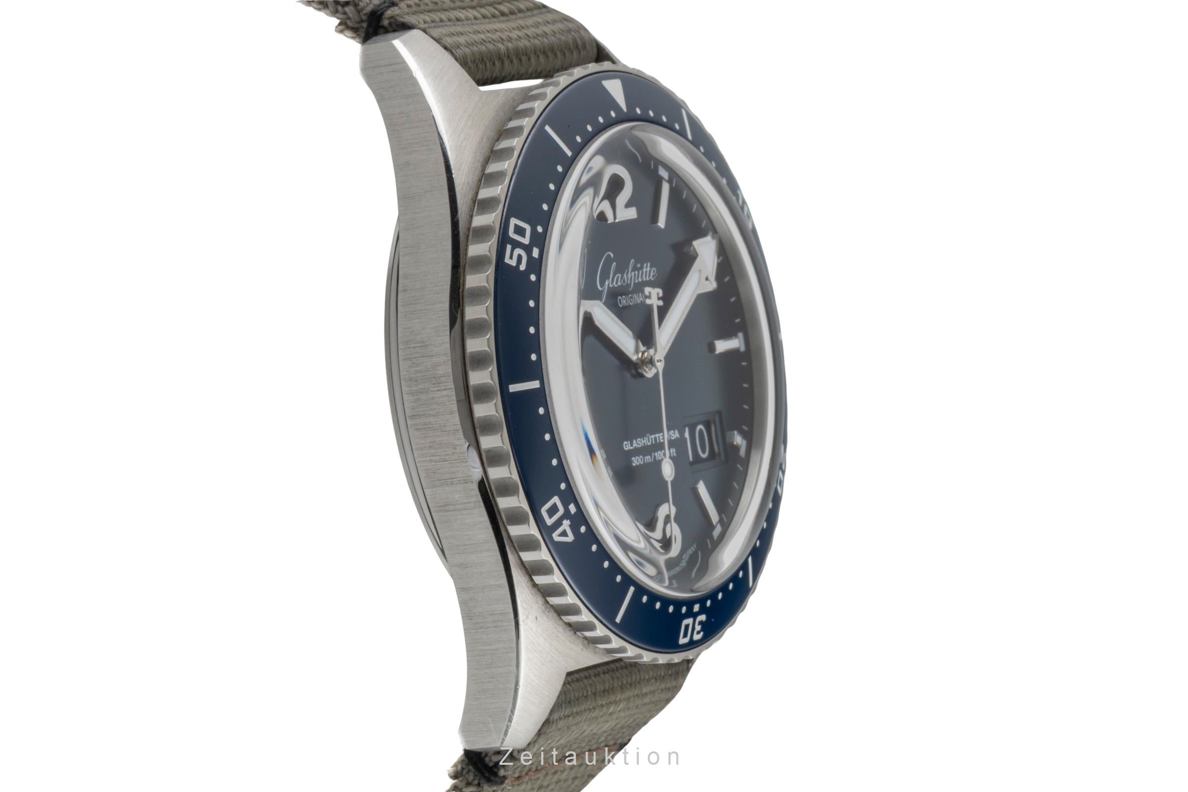 Glashütte SeaQ acciaio automatismo orologio da uomo 1-36-13-02-81-34 LP: 12700EUR  [2601079]