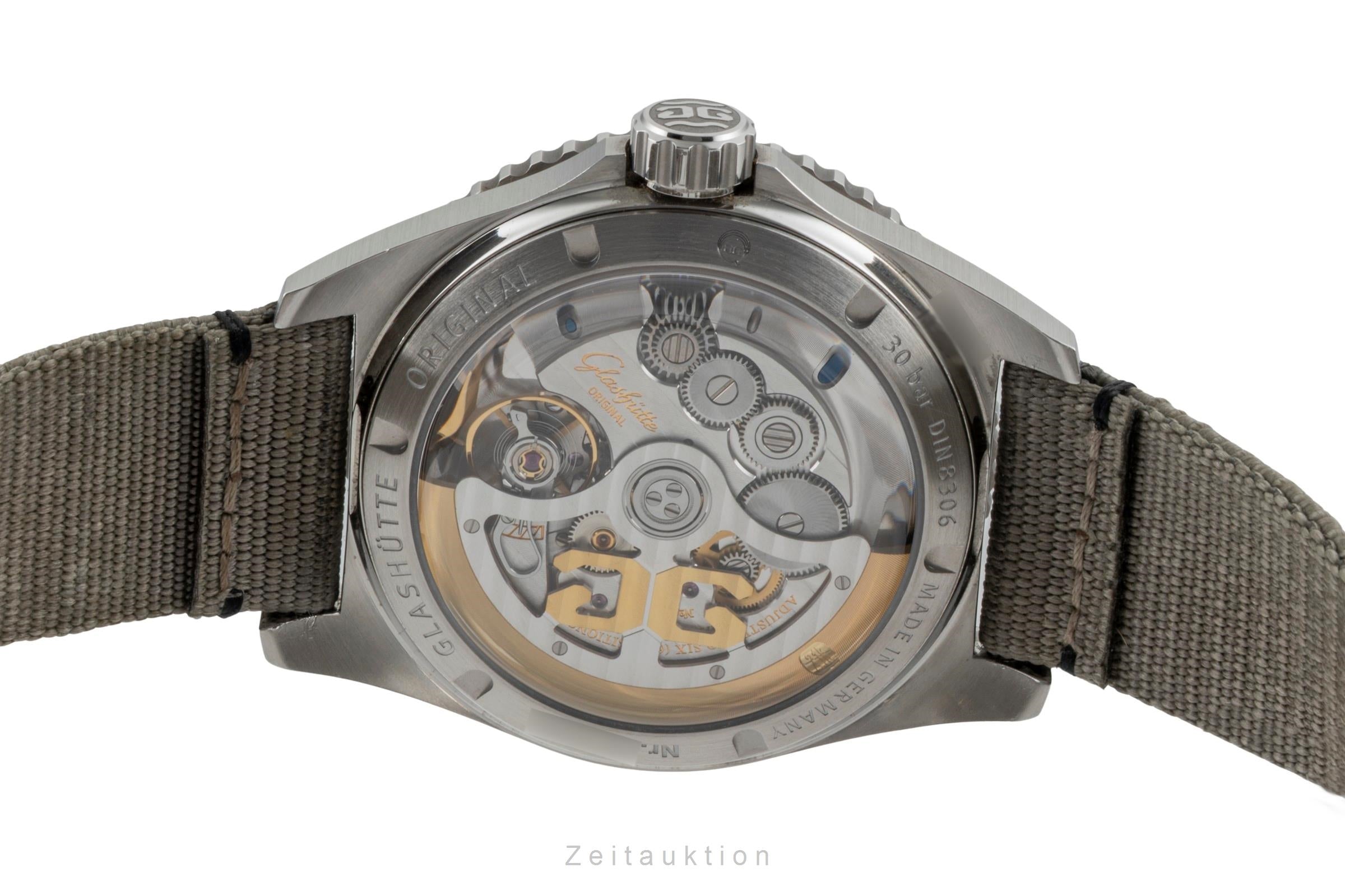 Glashütte SeaQ acciaio automatismo orologio da uomo 1-36-13-02-81-34 LP: 12700EUR  [2601079]