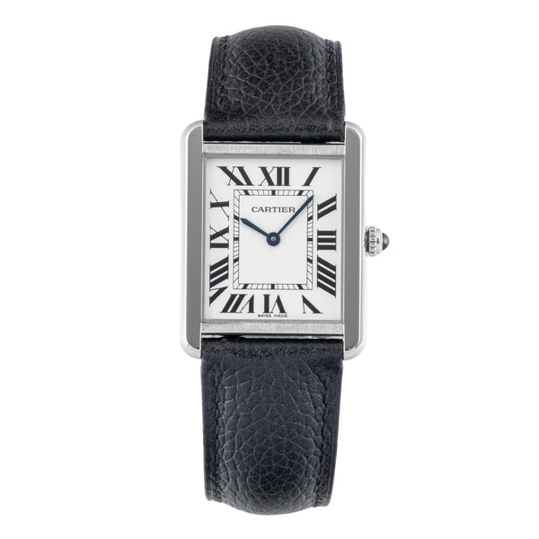 Cartier Tank acciaio quarzo orologio da uomo WSTA0028  [2601083]