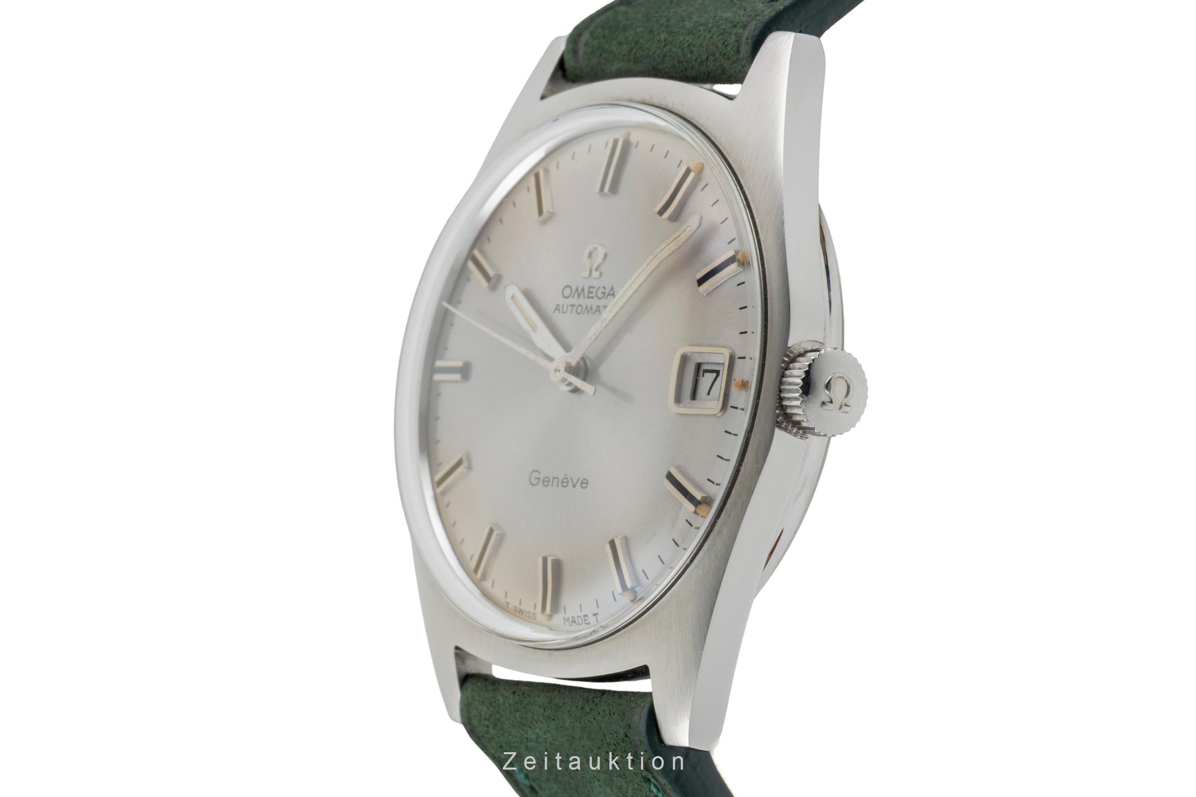 Omega Geneve acero automático reloj para caballeros 166.041 Vintage  [2601092]