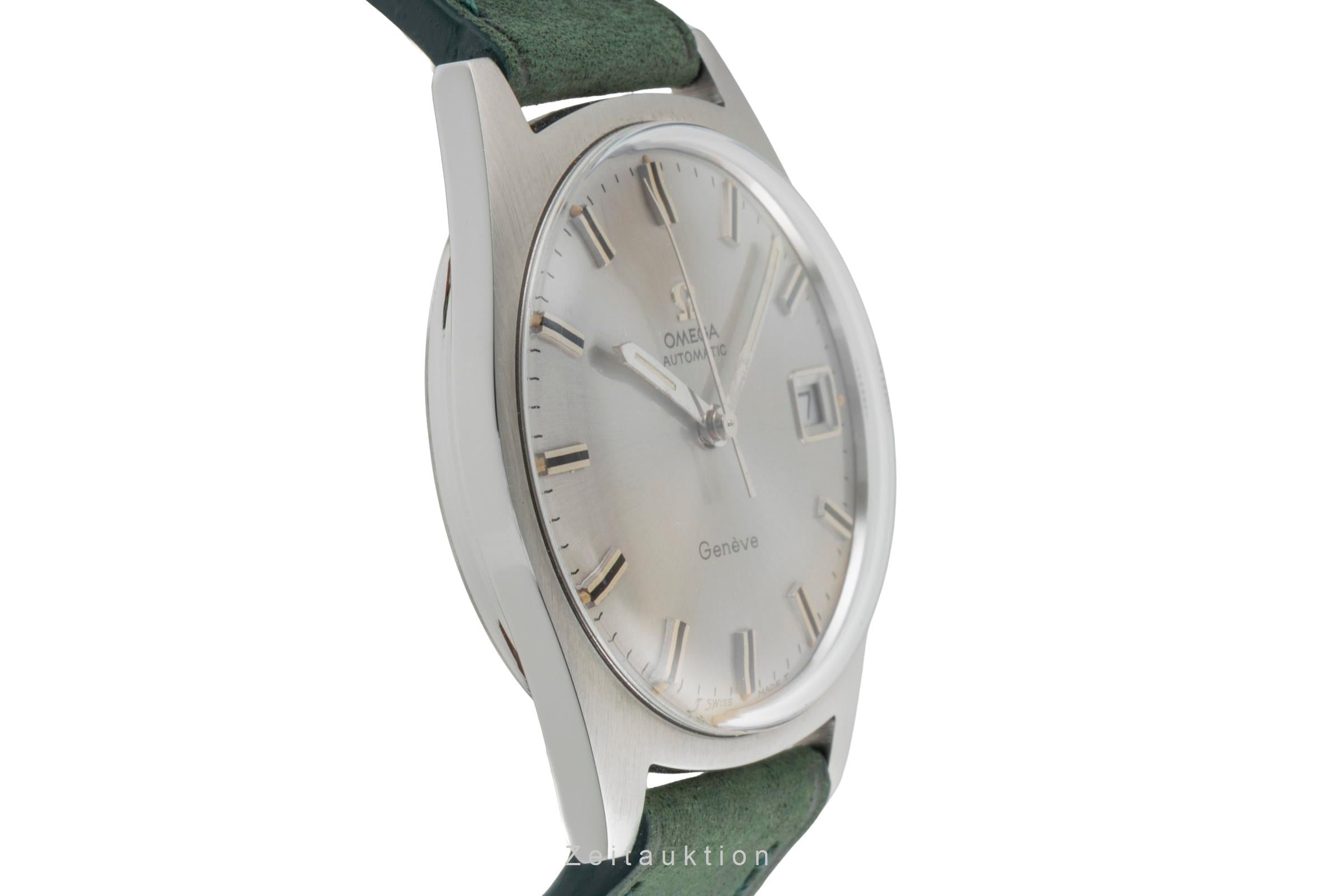 Omega Geneve acero automático reloj para caballeros 166.041 Vintage  [2601092]