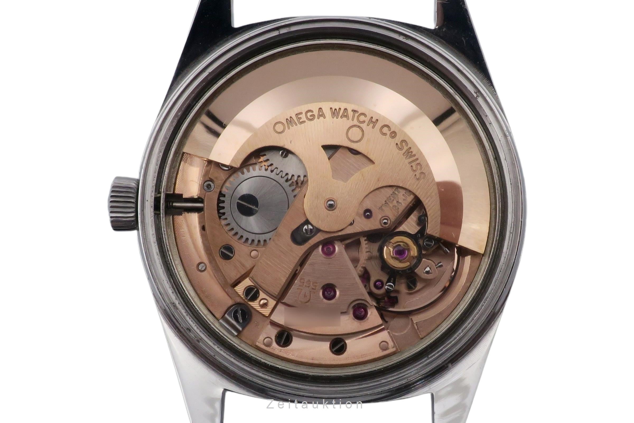 Omega Geneve acero automático reloj para caballeros 166.041 Vintage  [2601092]