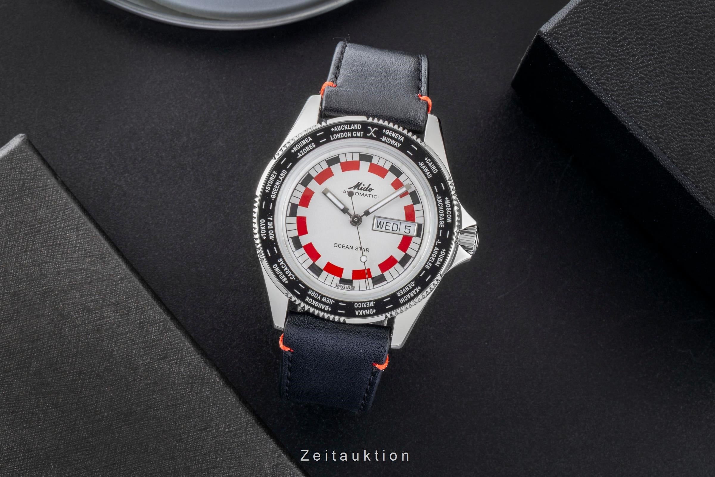 Ocean Star Worldtimer Stahl Automatik Ref. M026.830.16.030.00 B&P 2025 [2601096]