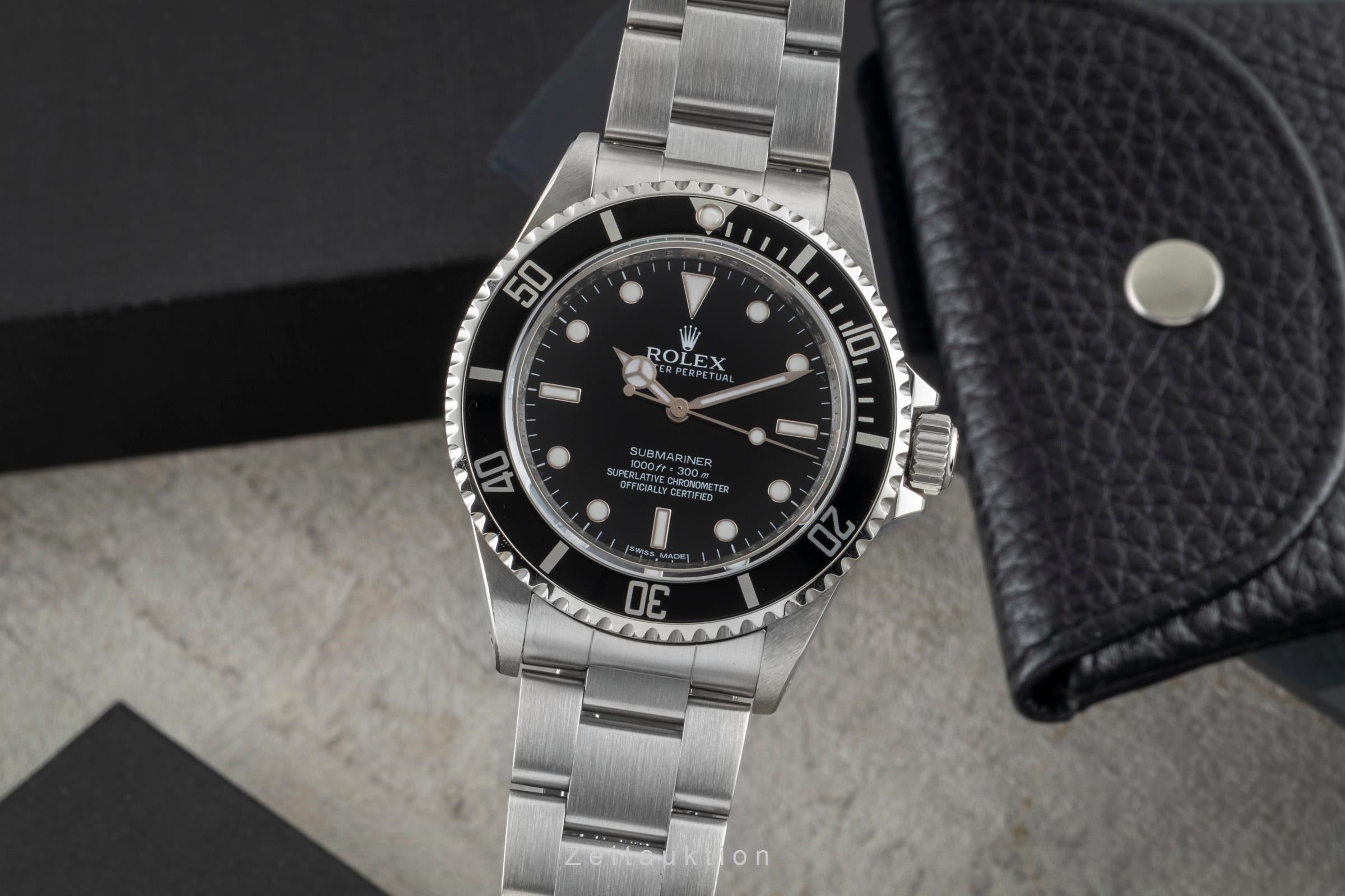 Rolex Submariner acero automático reloj para caballeros 14060M  [2601097]