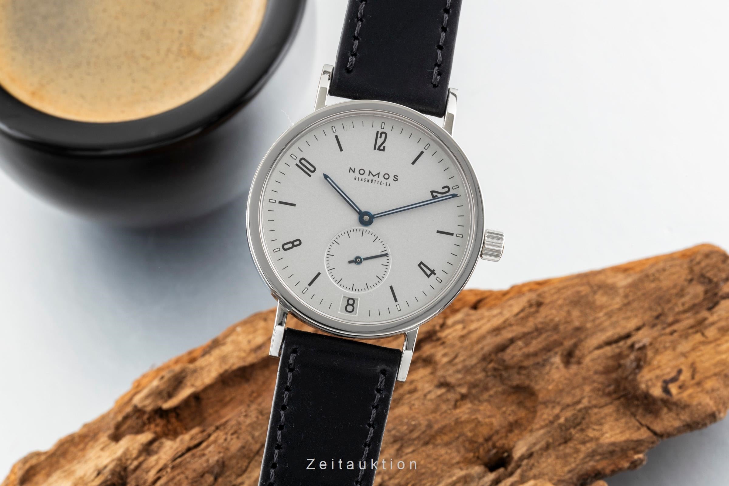 Nomos Tangente Sport steel manual winding men's watch 502  [2601099]