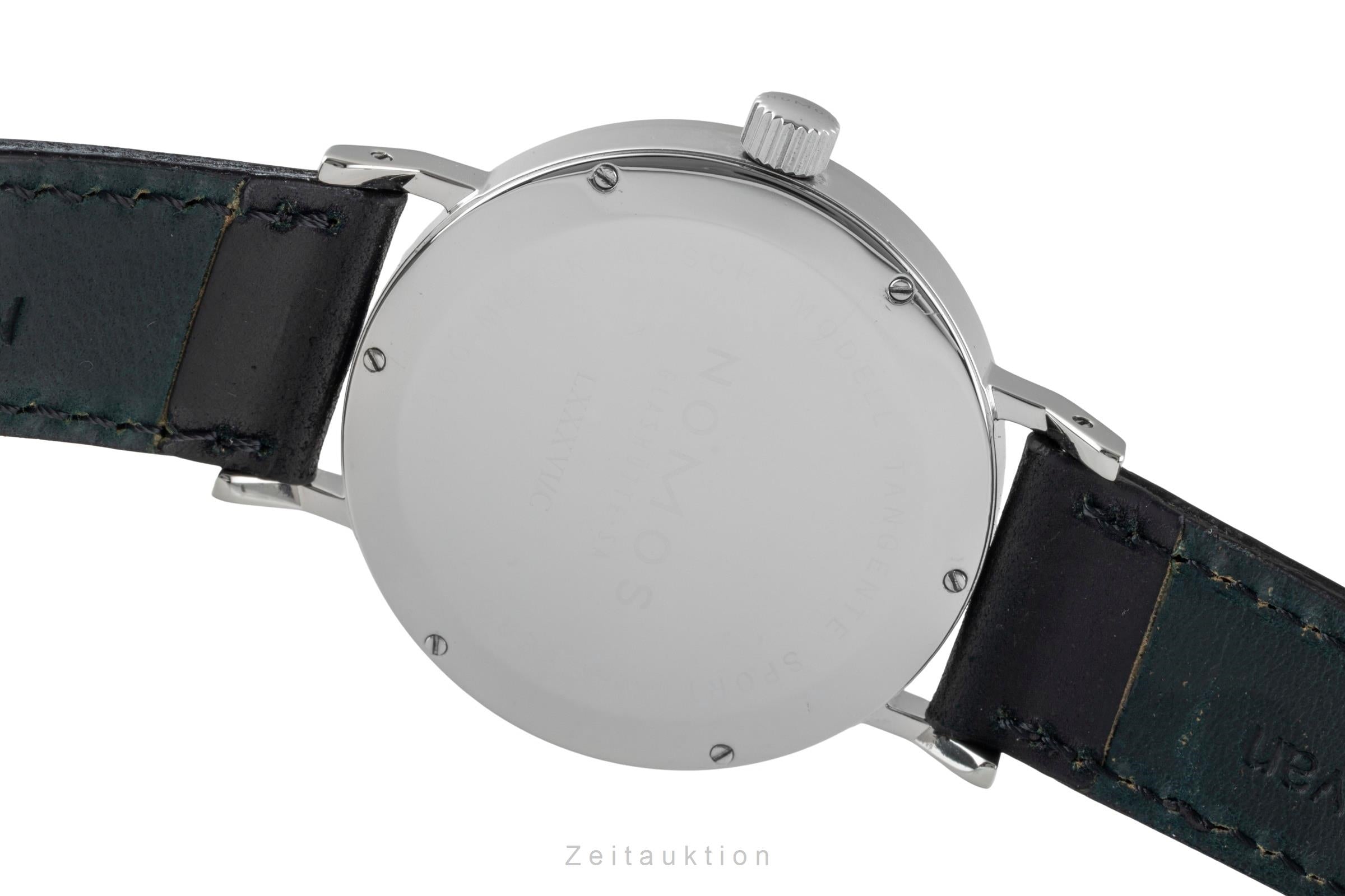 Nomos Tangente Sport steel manual winding men's watch 502  [2601099]