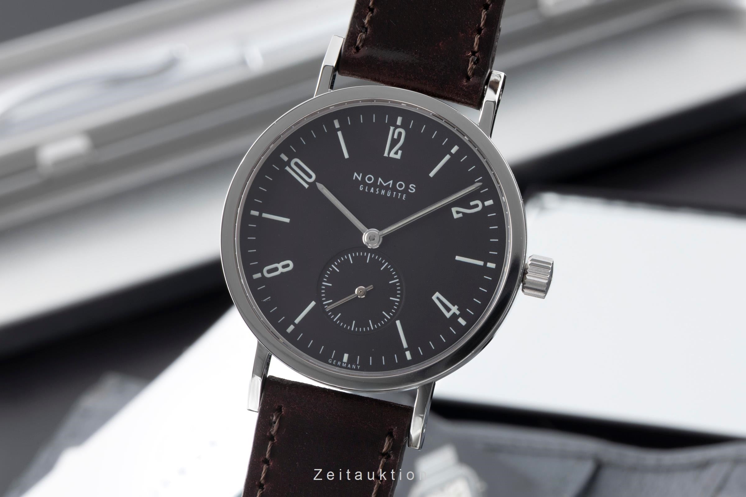 Nomos Tangente Sport steel manual winding men's watch Tangente Glühwürmchen Limited  [2601102]