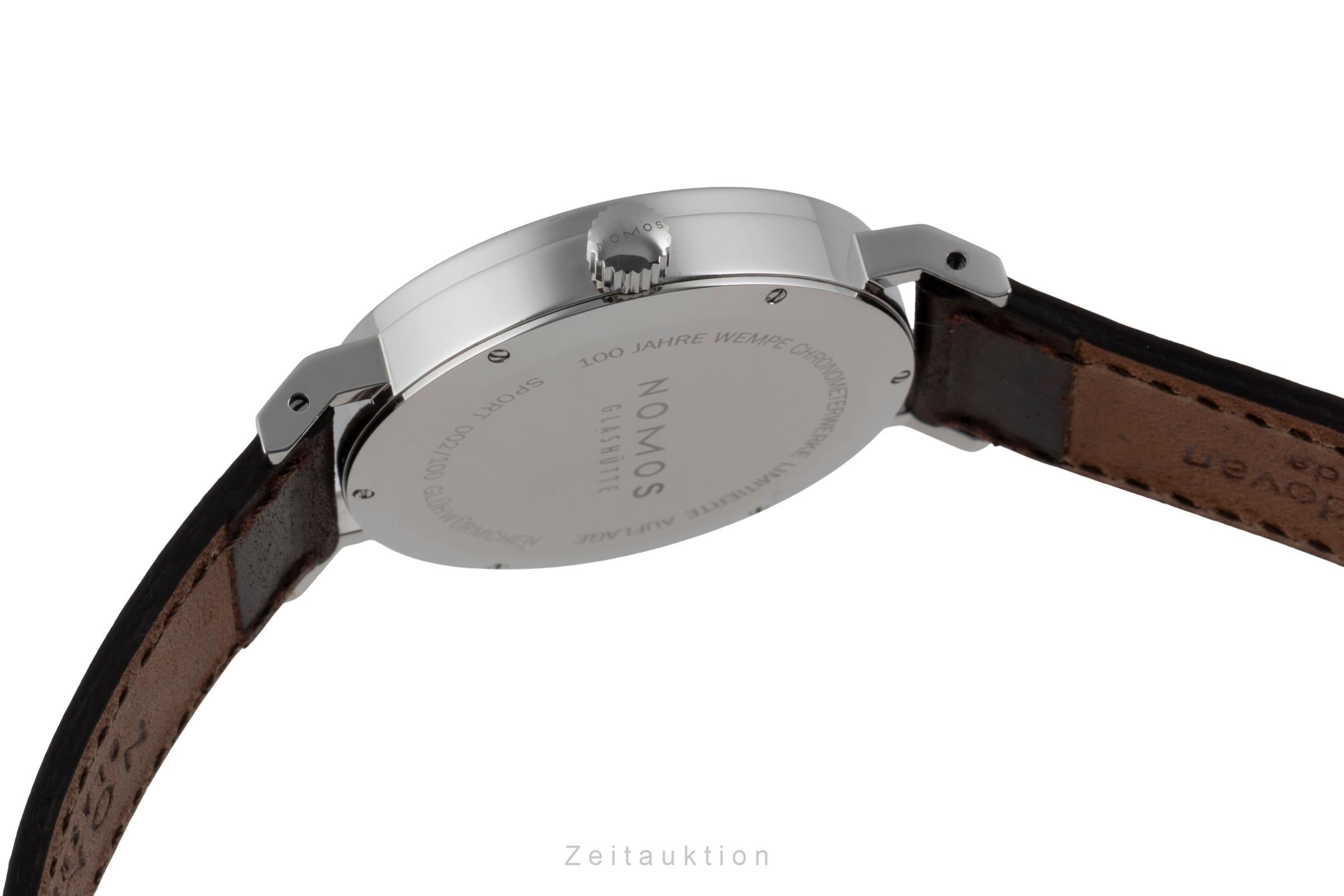 Nomos Tangente Sport steel manual winding men's watch Tangente Glühwürmchen Limited  [2601102]