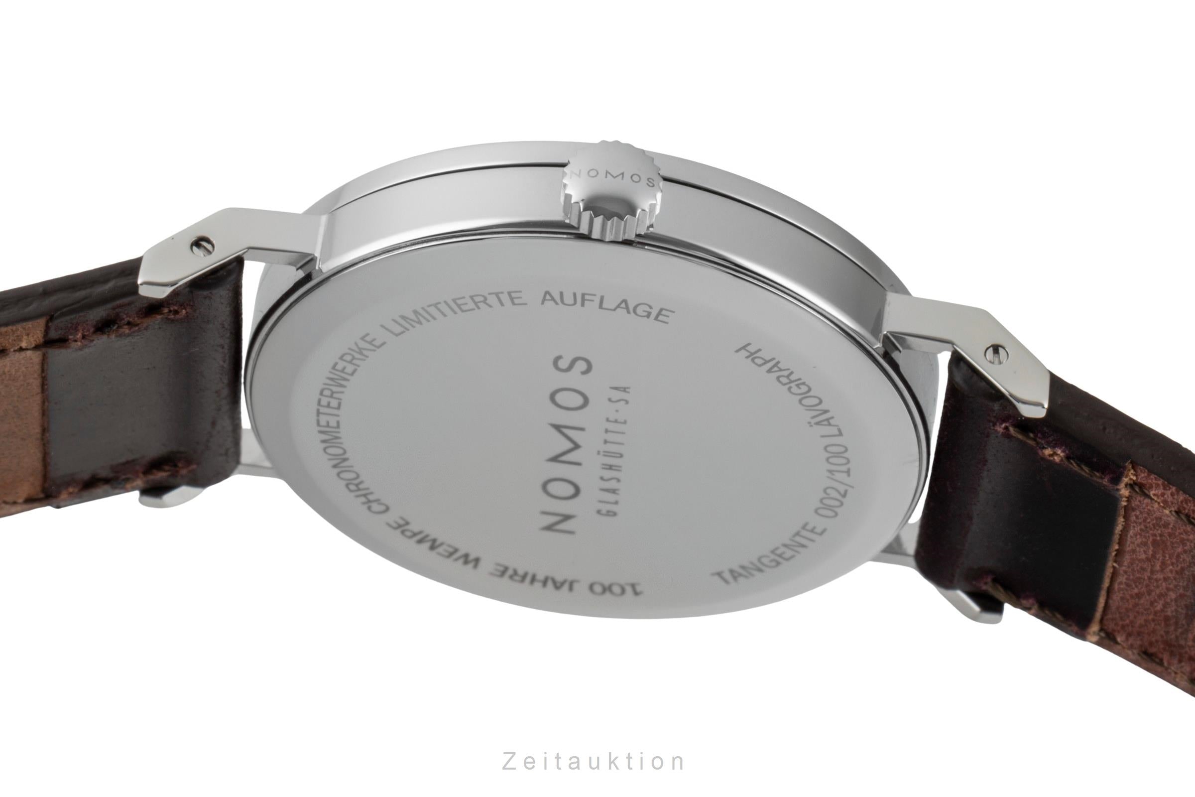 Nomos Tangente acier à remontage manuel montre pour hommes Lävograph Limited  [2601103]