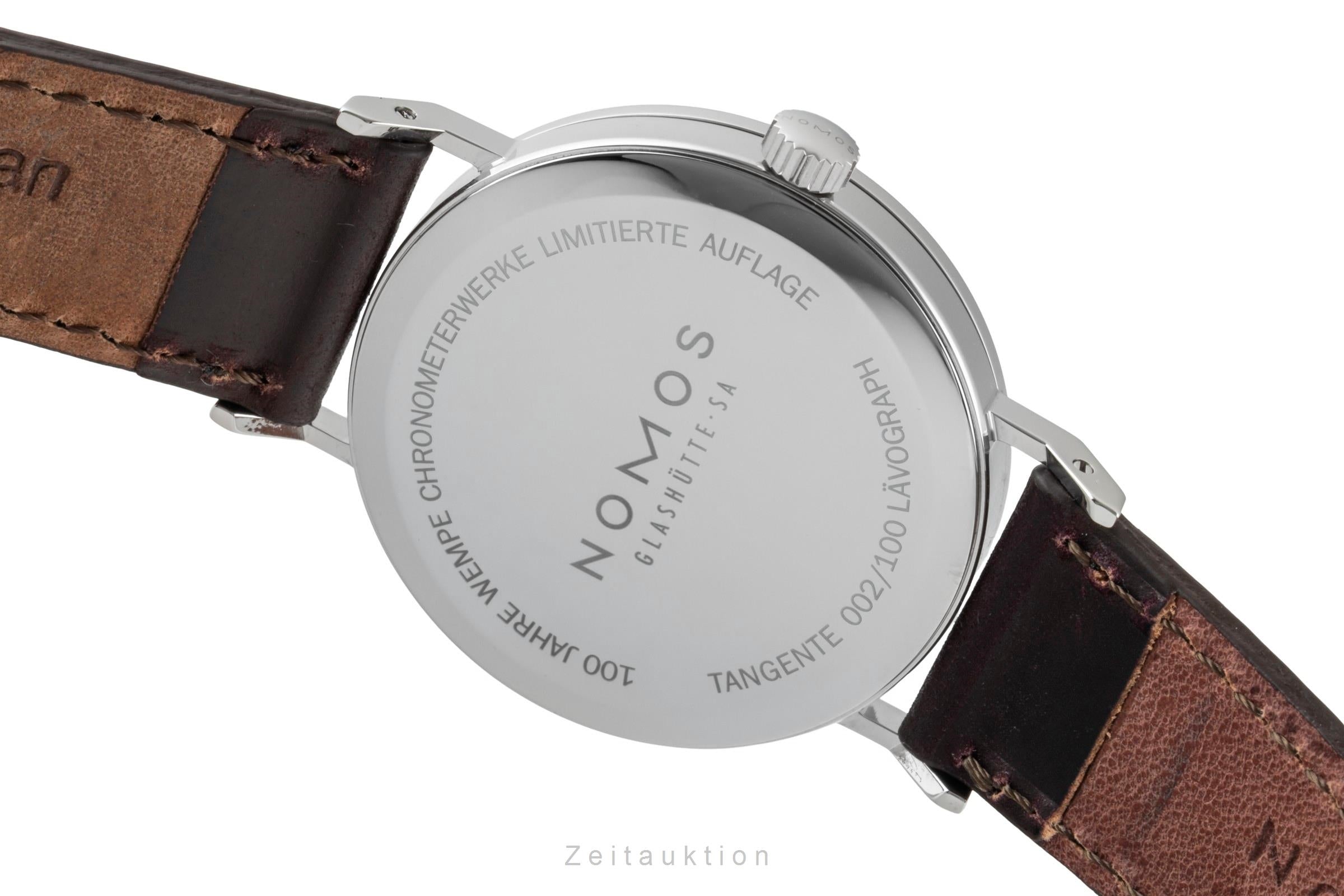 Nomos Tangente acier à remontage manuel montre pour hommes Lävograph Limited  [2601103]