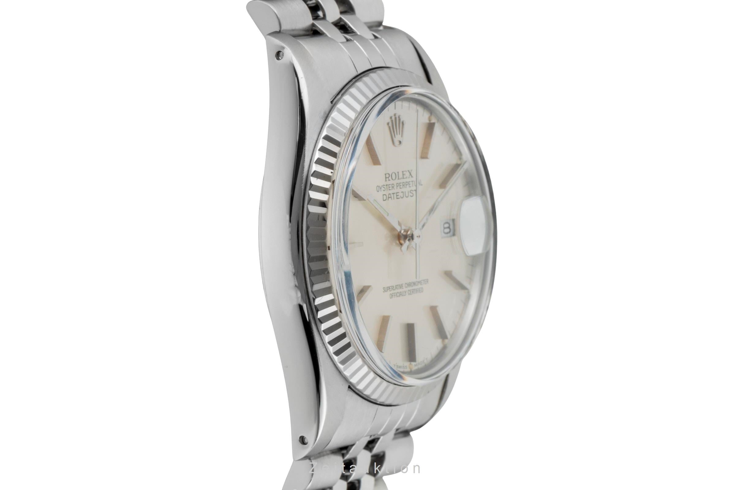 Rolex Datejust Stahl / Weissgold Automatik Herrenuhr Ref. 16014 Klassiker [2601108]