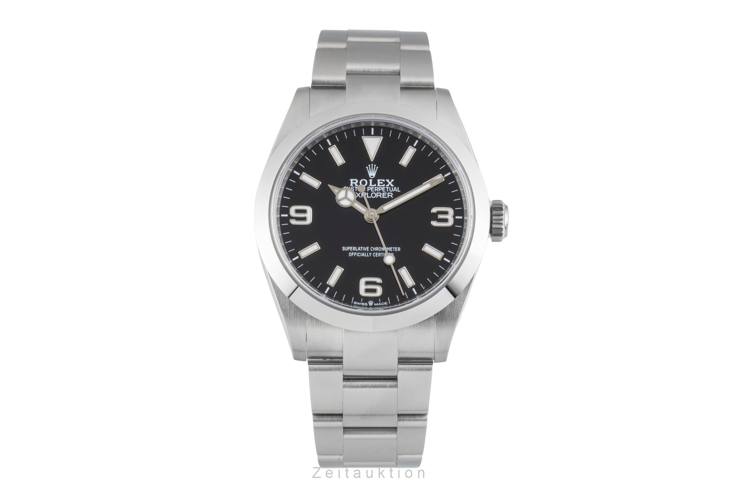 Rolex Explorer acier automatique montre pour hommes 224270  [2601109]
