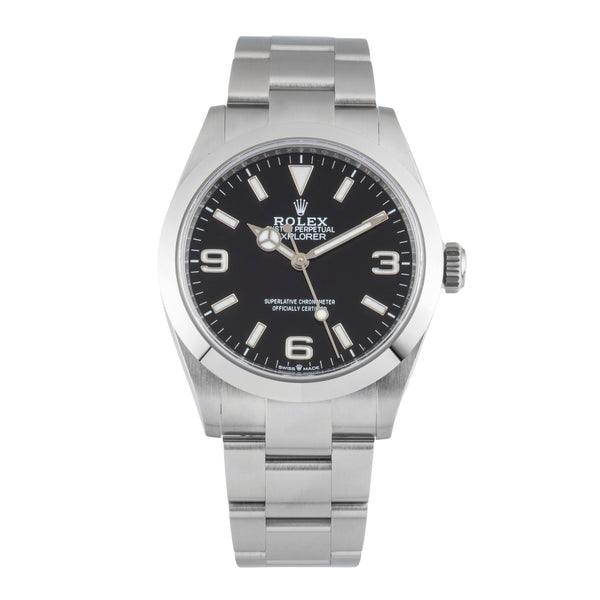Rolex Explorer acier automatique montre pour hommes 224270  [2601109]