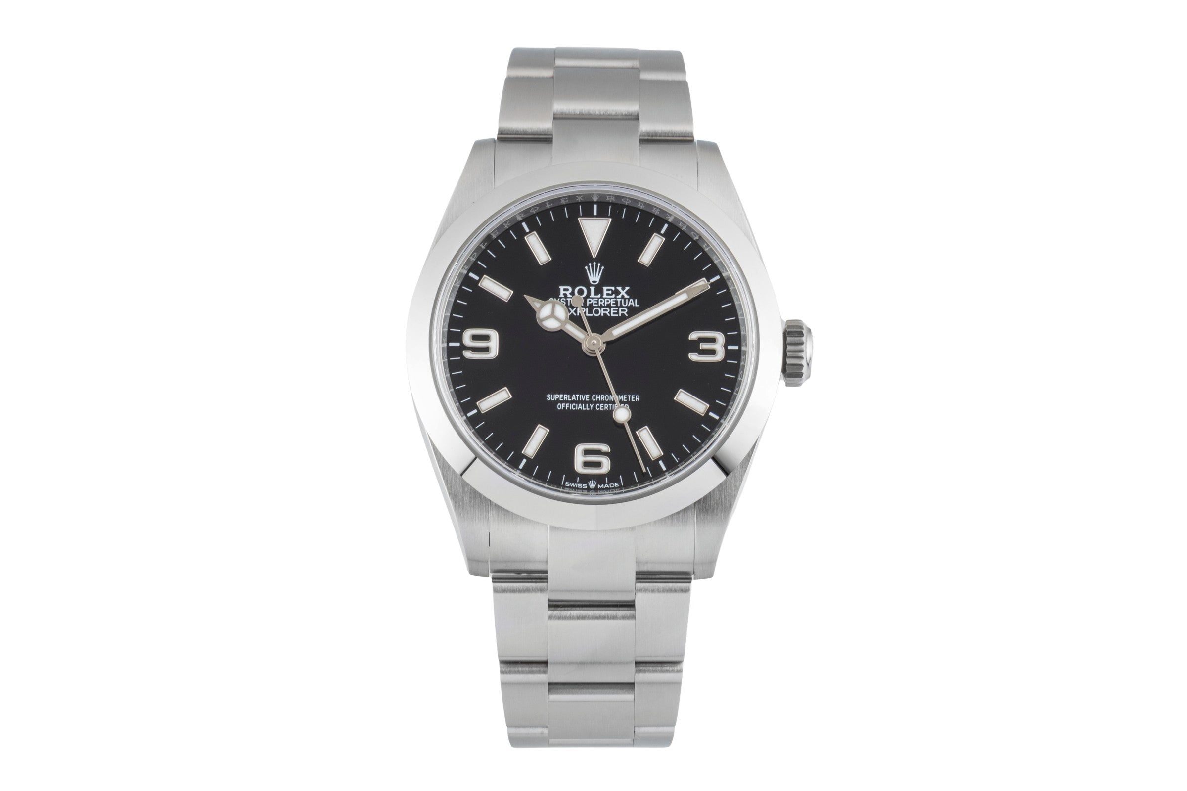 Rolex Explorer acier automatique montre pour hommes 224270  [2601109]