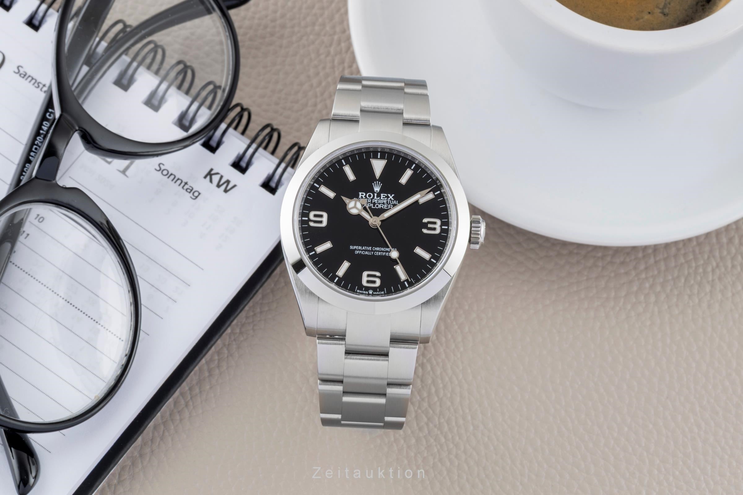 Rolex Explorer acier automatique montre pour hommes 224270  [2601109]