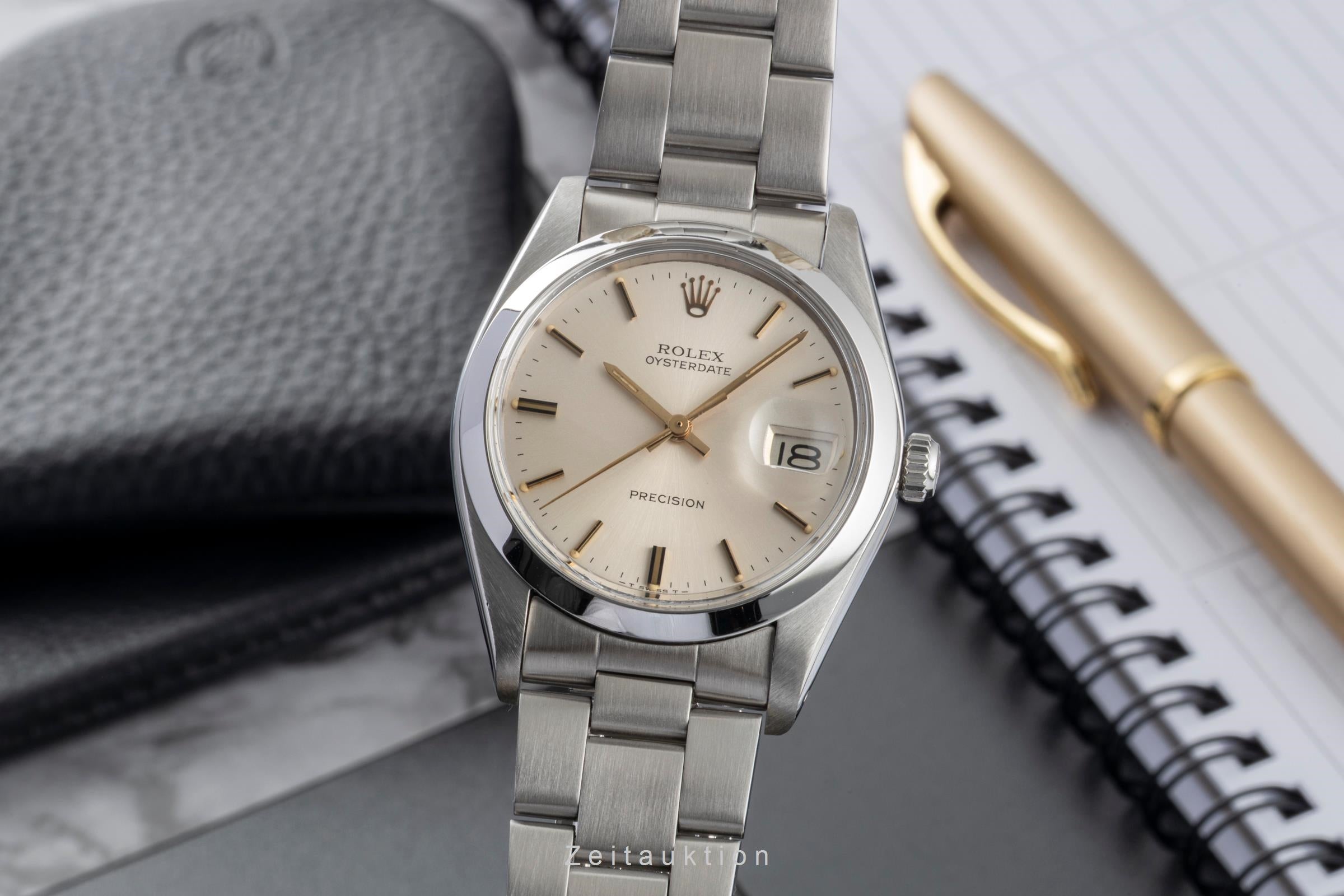 Rolex Oysterdate acero cuerda manual reloj para caballeros 6694 Vintage  [2601114]