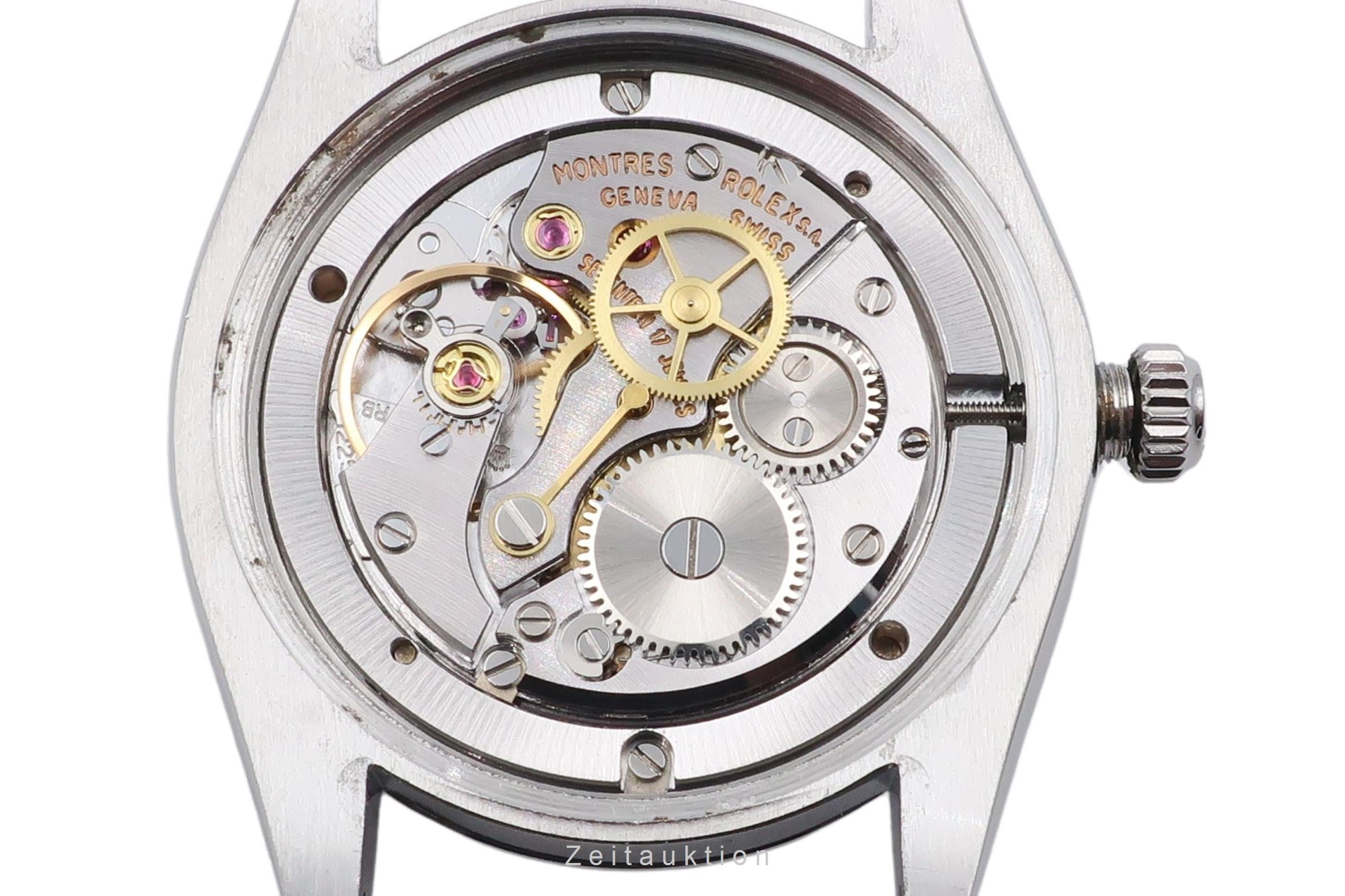 Rolex Oysterdate Silver Dial Stahl Handaufzug Herrenuhr Ref. 6694 Vintage  [2601114]