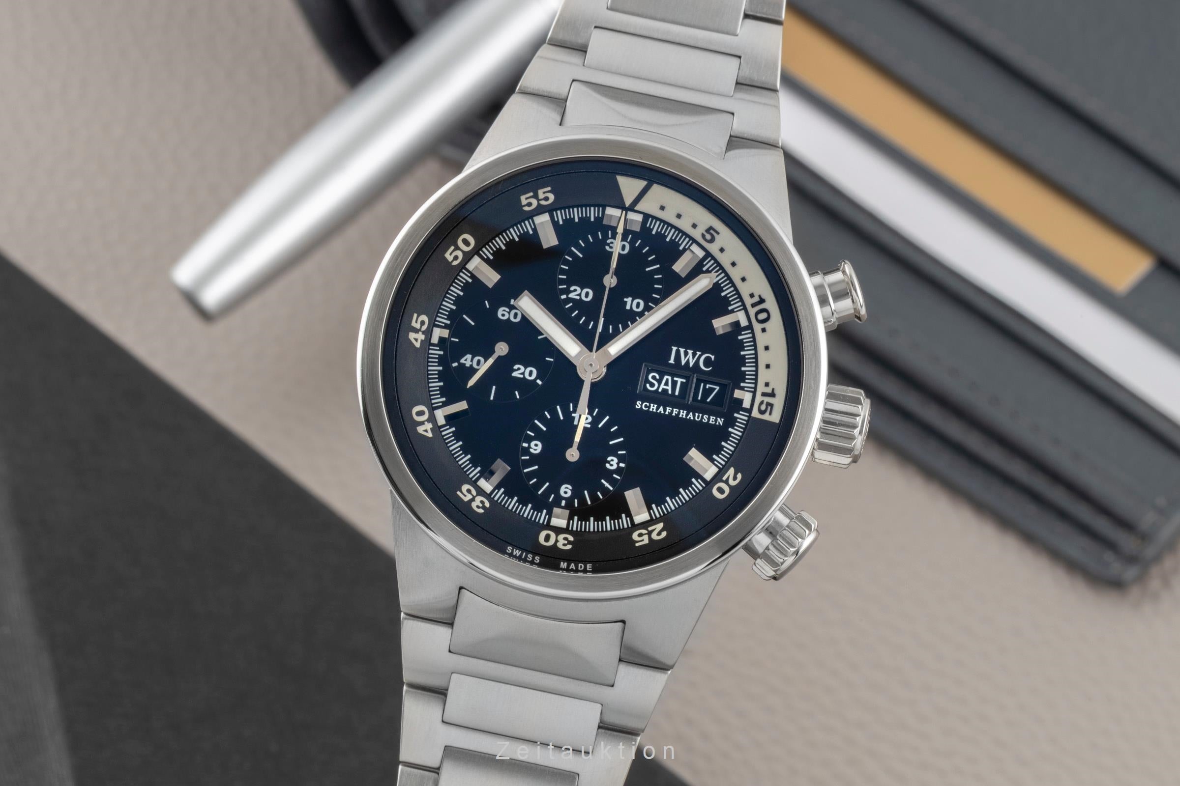 IWC Aquatimer Chronograph Stahl Automatik Herrenuhr Ref. IW371928 Box  [2601115]