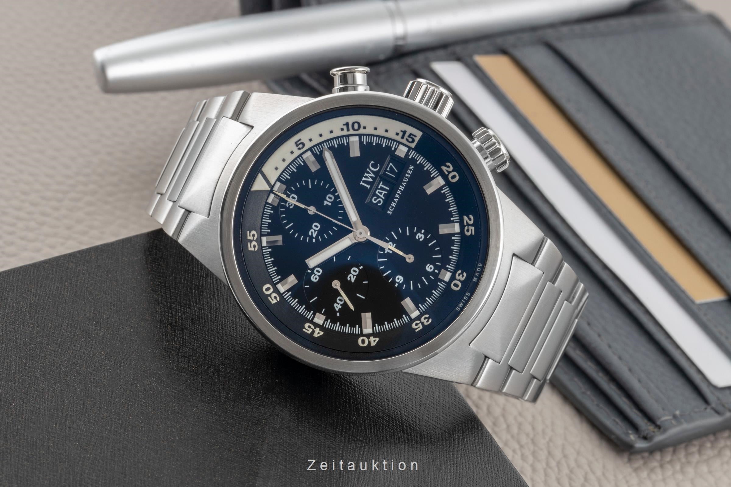 IWC Aquatimer Chronograph Stahl Automatik Herrenuhr Ref. IW371928 Box  [2601115]