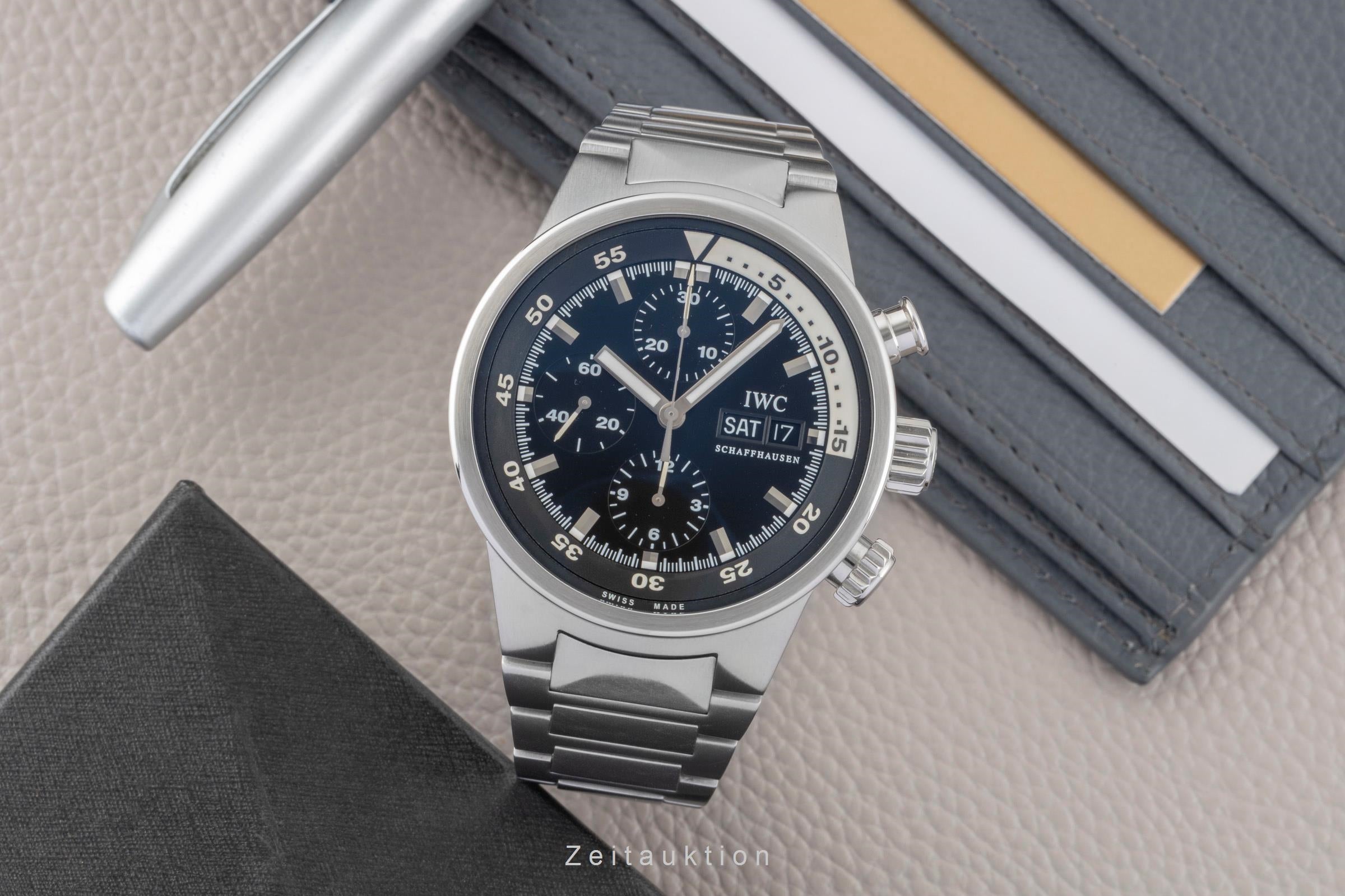 IWC Aquatimer Chronograph Stahl Automatik Herrenuhr Ref. IW371928 Box  [2601115]