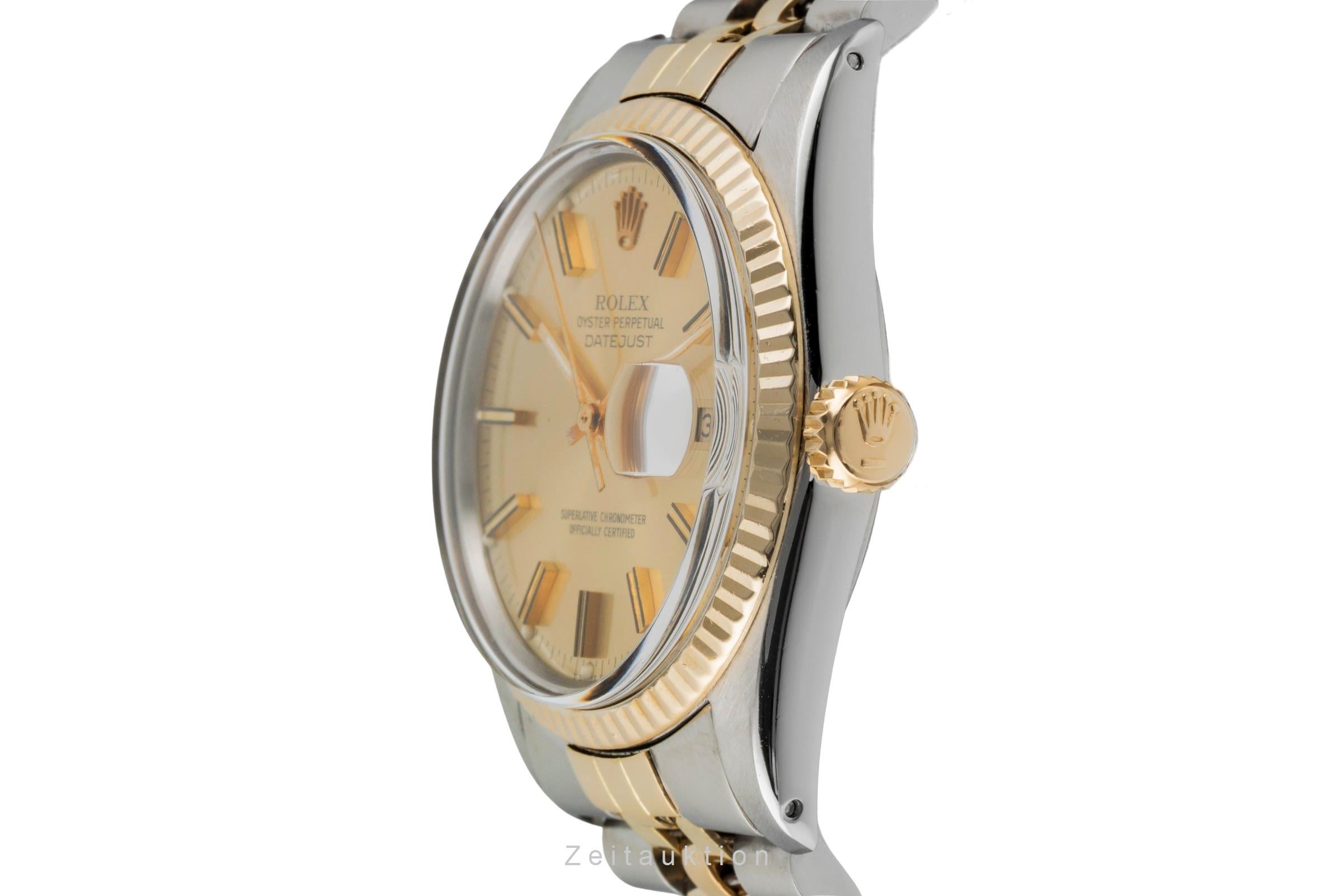 Rolex Datejust acero / oro automático reloj para caballeros 16013 Vintage  [2601116]