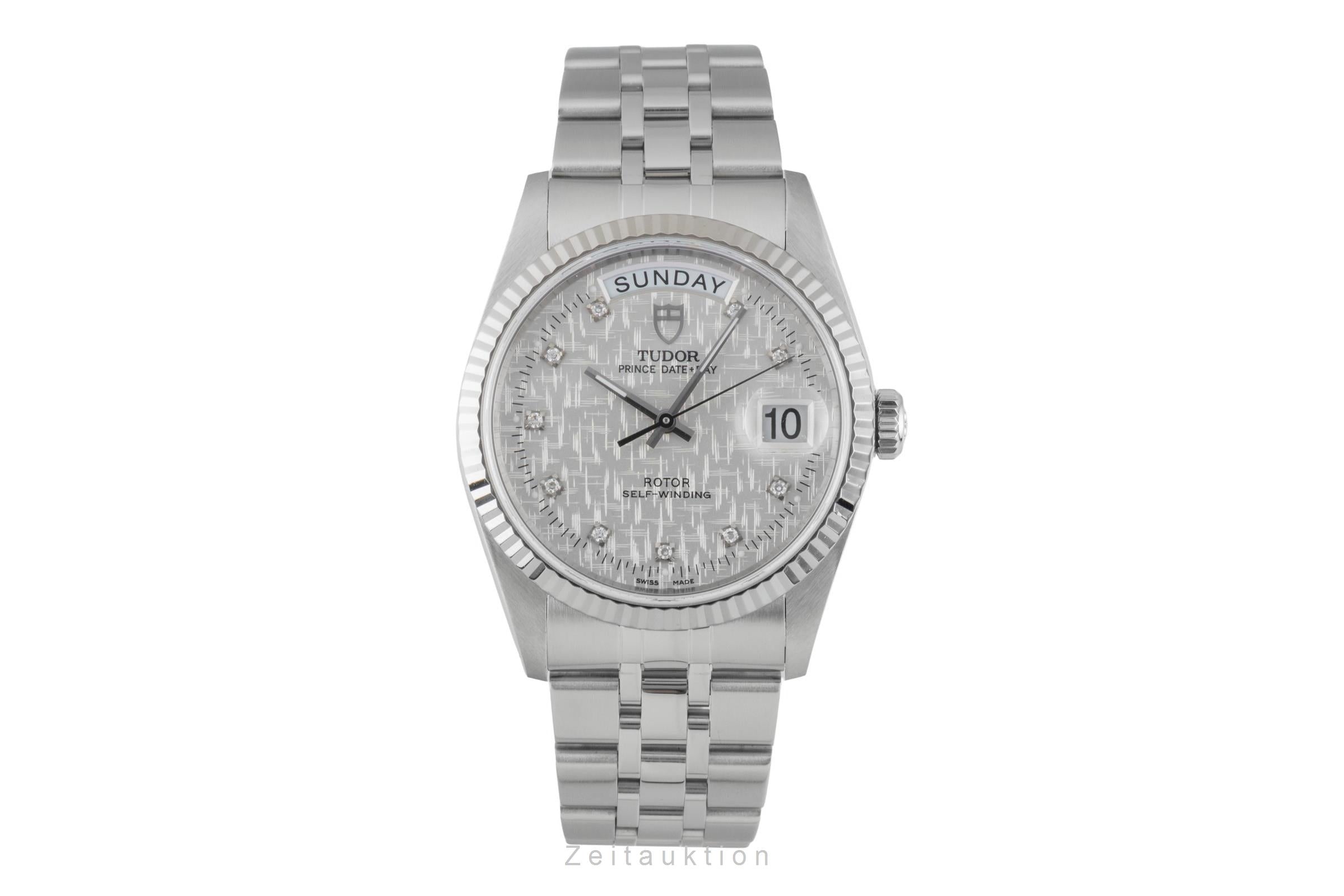 Tudor Date-Day steel / gold automatic men's watch 76214  [2601117]