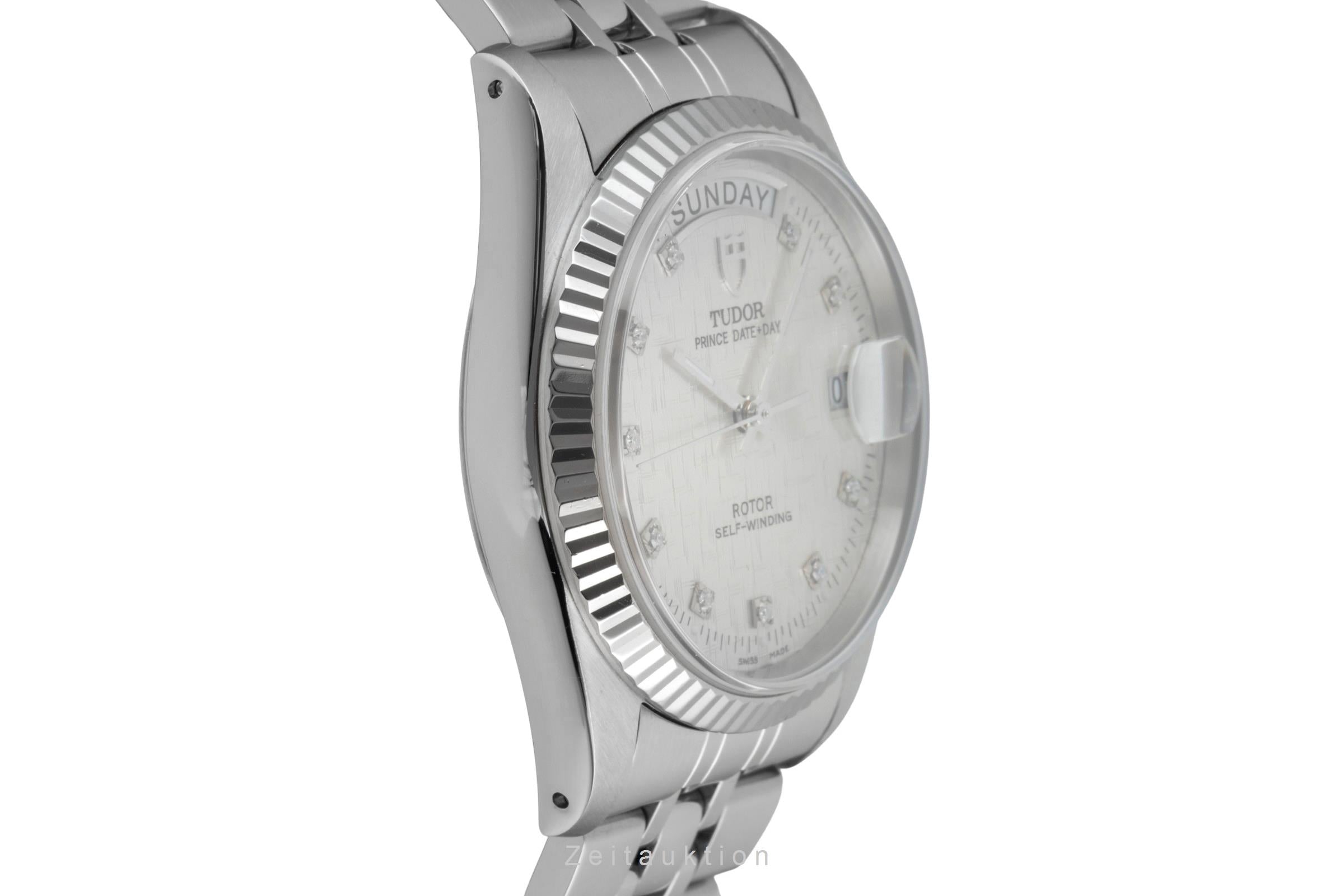 Tudor Date-Day steel / gold automatic men's watch 76214  [2601117]