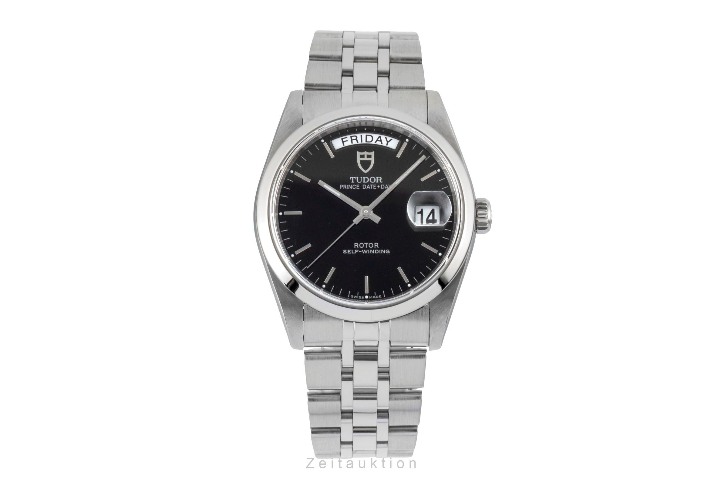 Tudor Date-Day steel automatic men's watch 76200  [2601118]