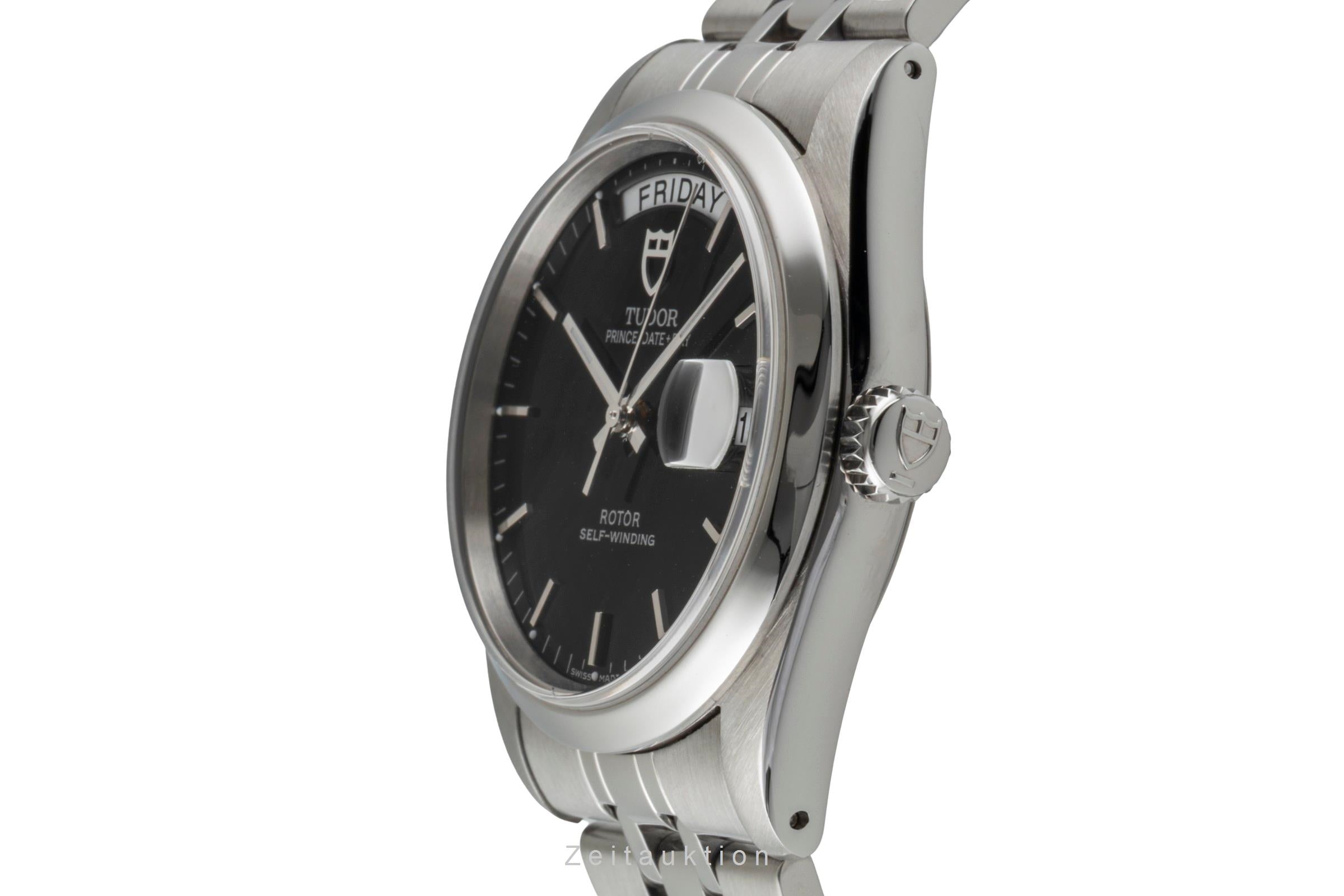 Tudor Date-Day steel automatic men's watch 76200  [2601118]