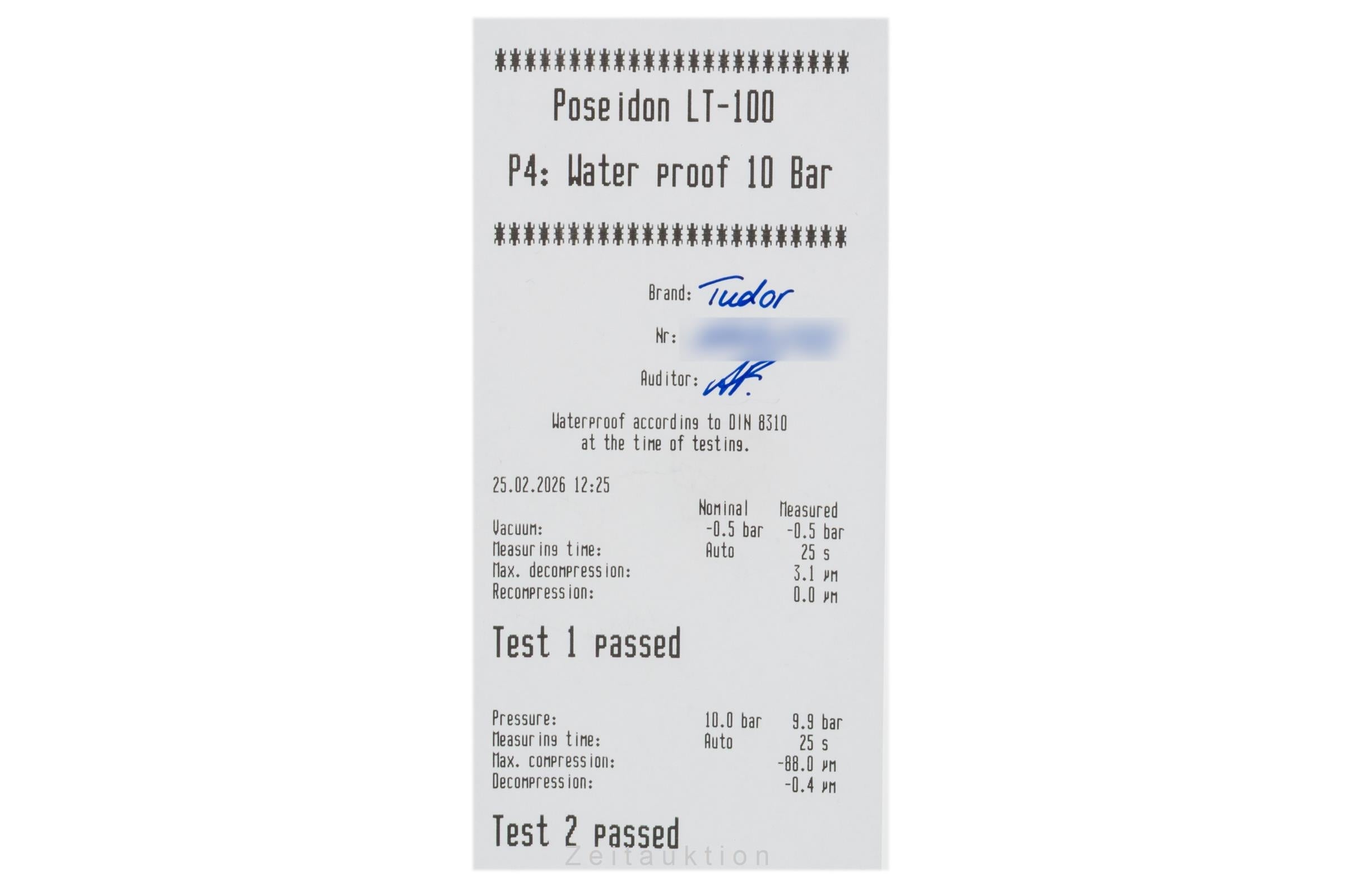 Tudor Date-Day steel automatic men's watch 76200  [2601119]