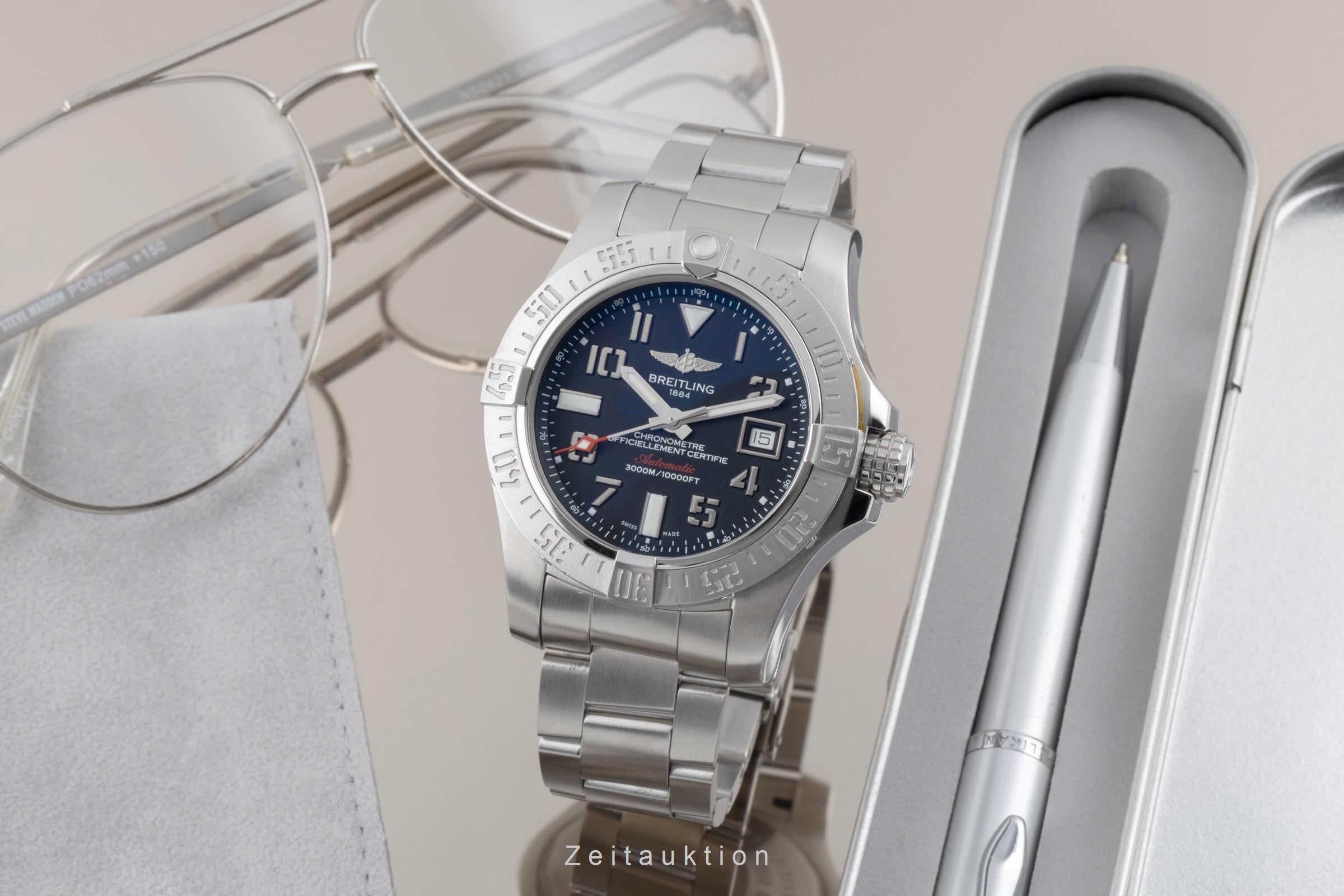 Breitling Avenger II Seawolf steel automatic men's watch A1733110/BC31  [2601124]