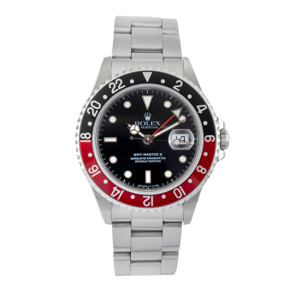 Rolex GMT-Master II acero automático reloj para caballeros 16710  [2601126]