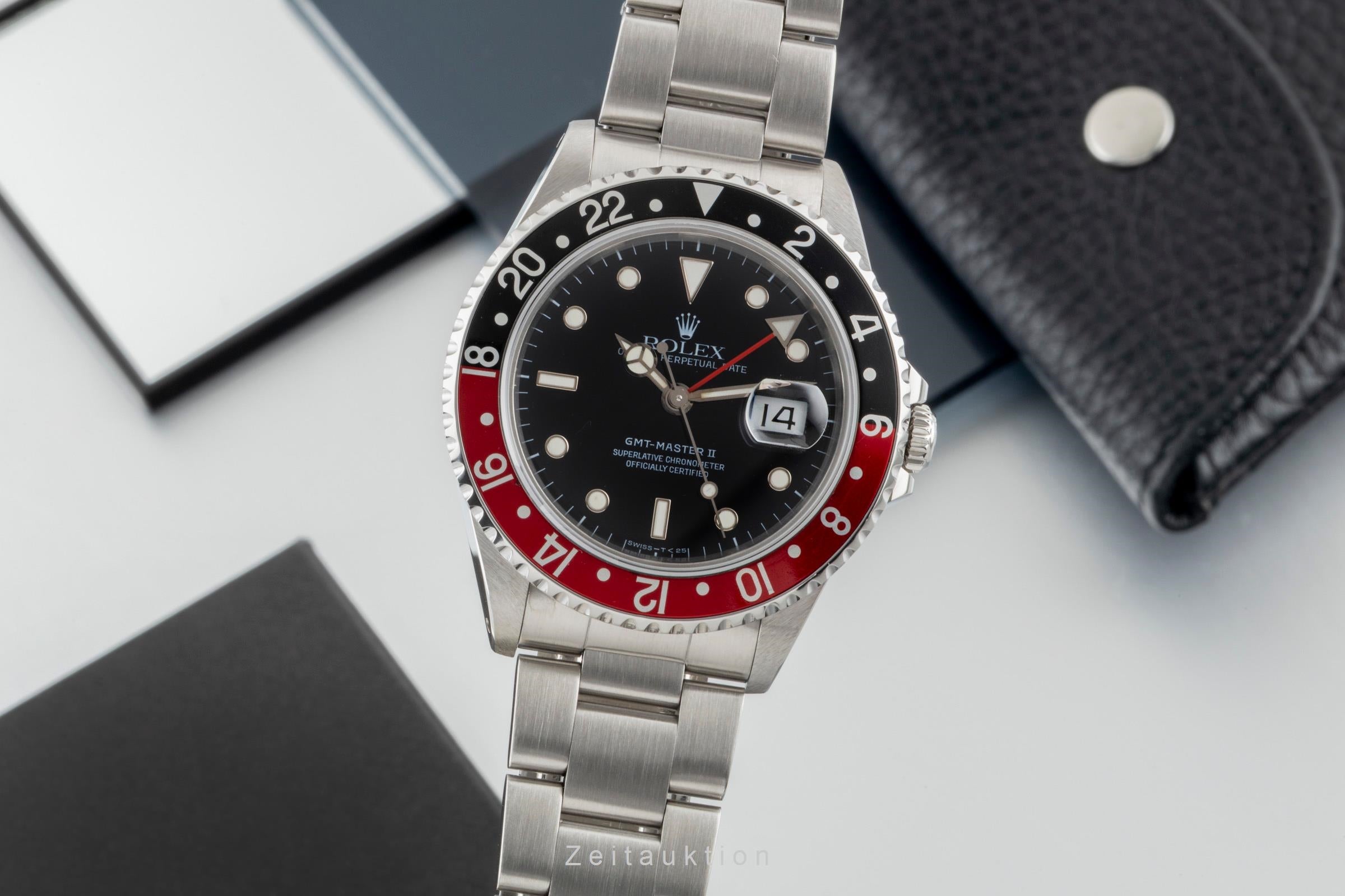 Rolex GMT-Master II acero automático reloj para caballeros 16710  [2601126]