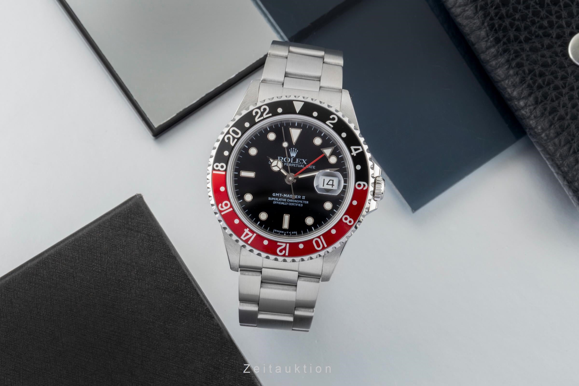 Rolex GMT-Master II acero automático reloj para caballeros 16710  [2601126]