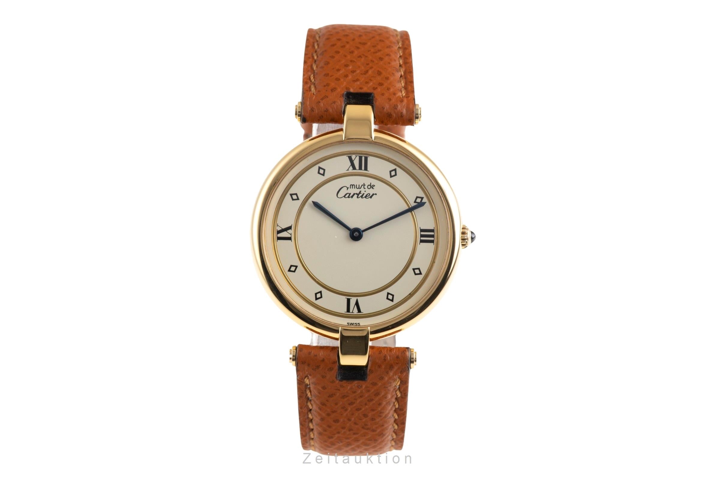 Cartier Vermeil silver-gilt quartz Kal. 81 | 2601129