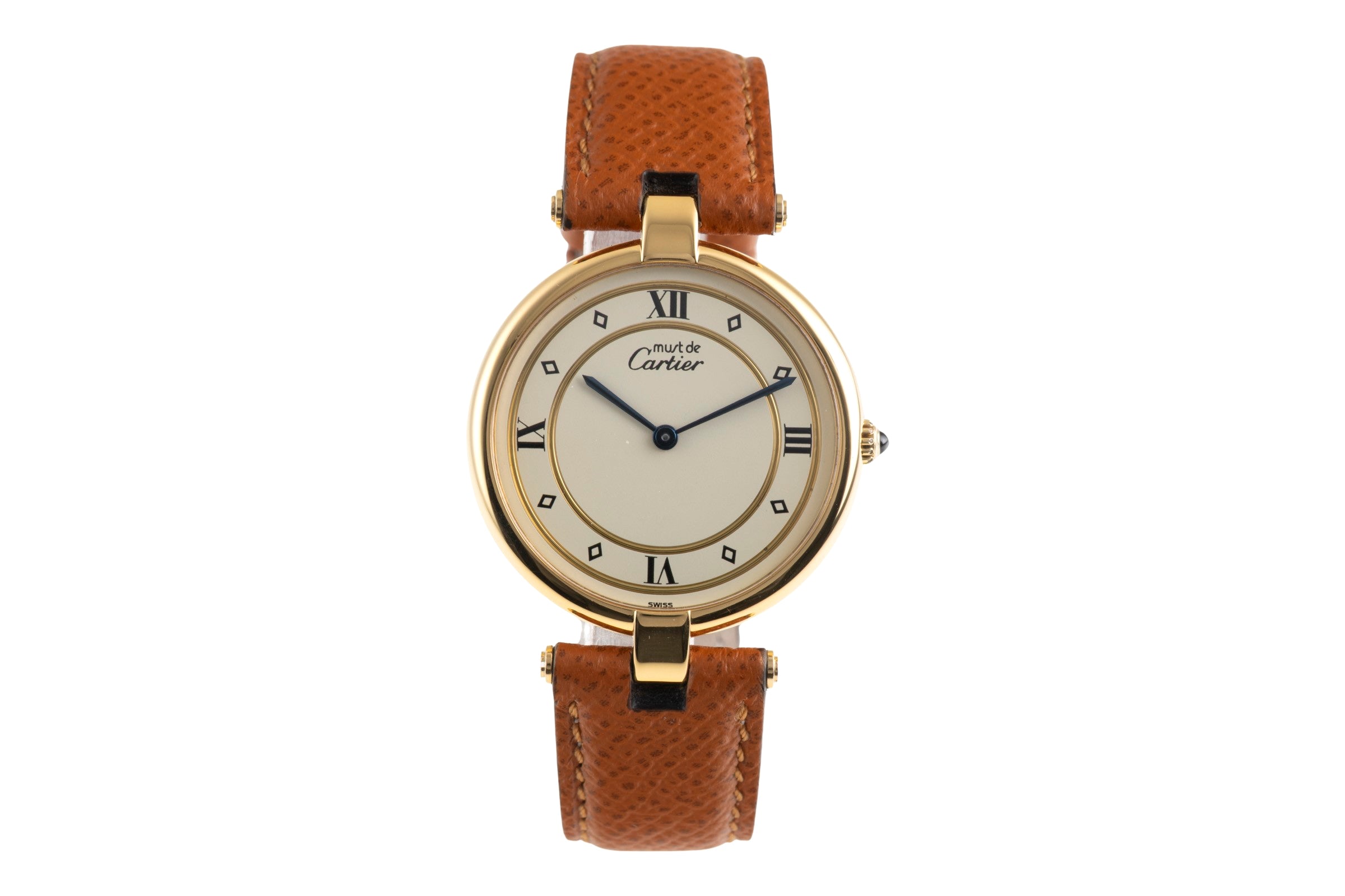 Cartier Vermeil silver-gilt quartz Kal. 81 | 2601129