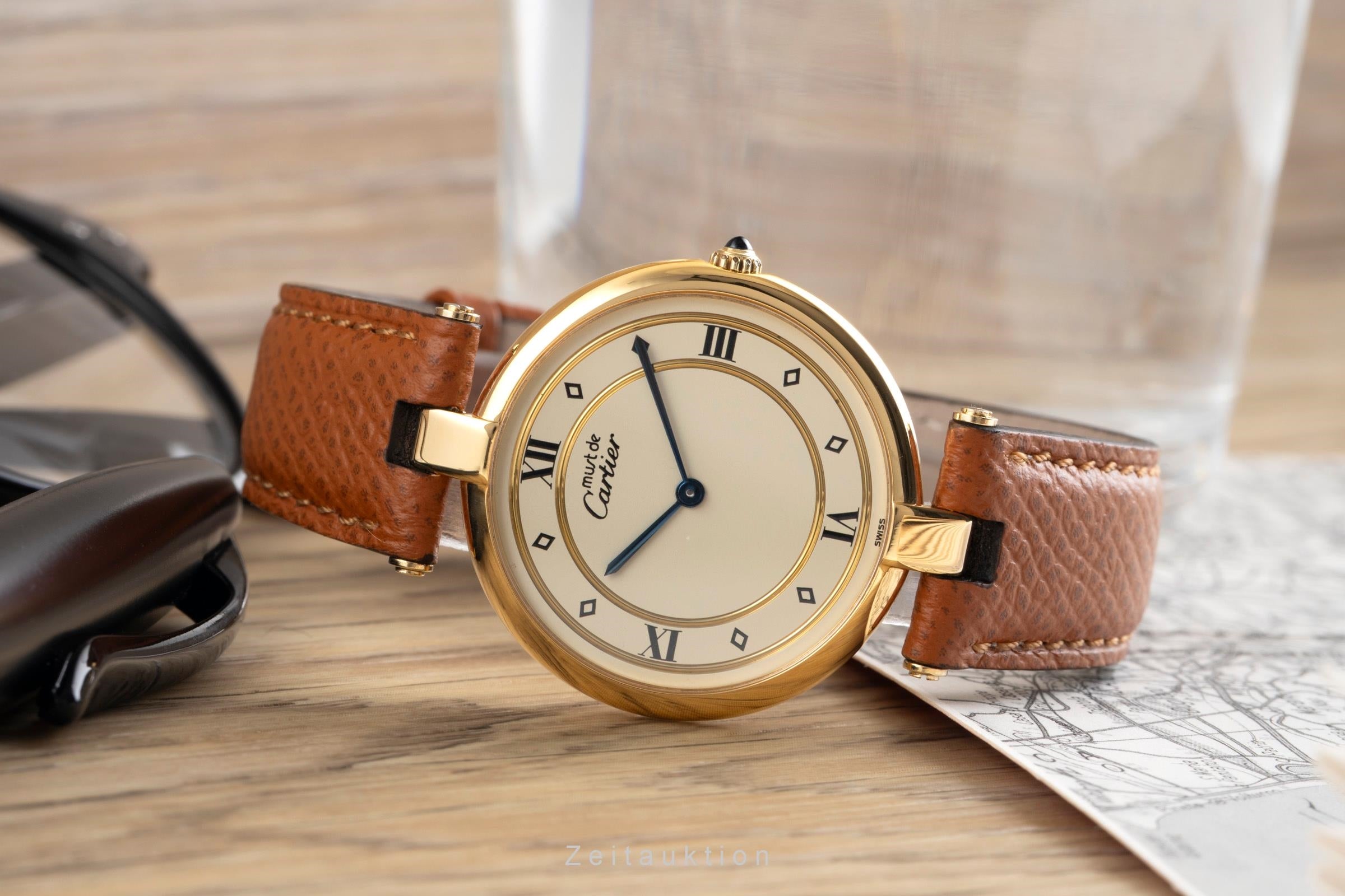 Cartier Vermeil silver-gilt quartz Kal. 81 | 2601129