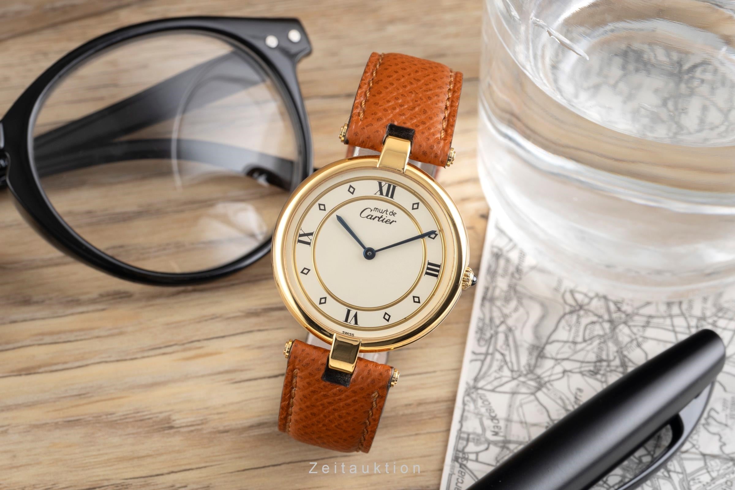 Cartier Vermeil silver-gilt quartz Kal. 81 | 2601129