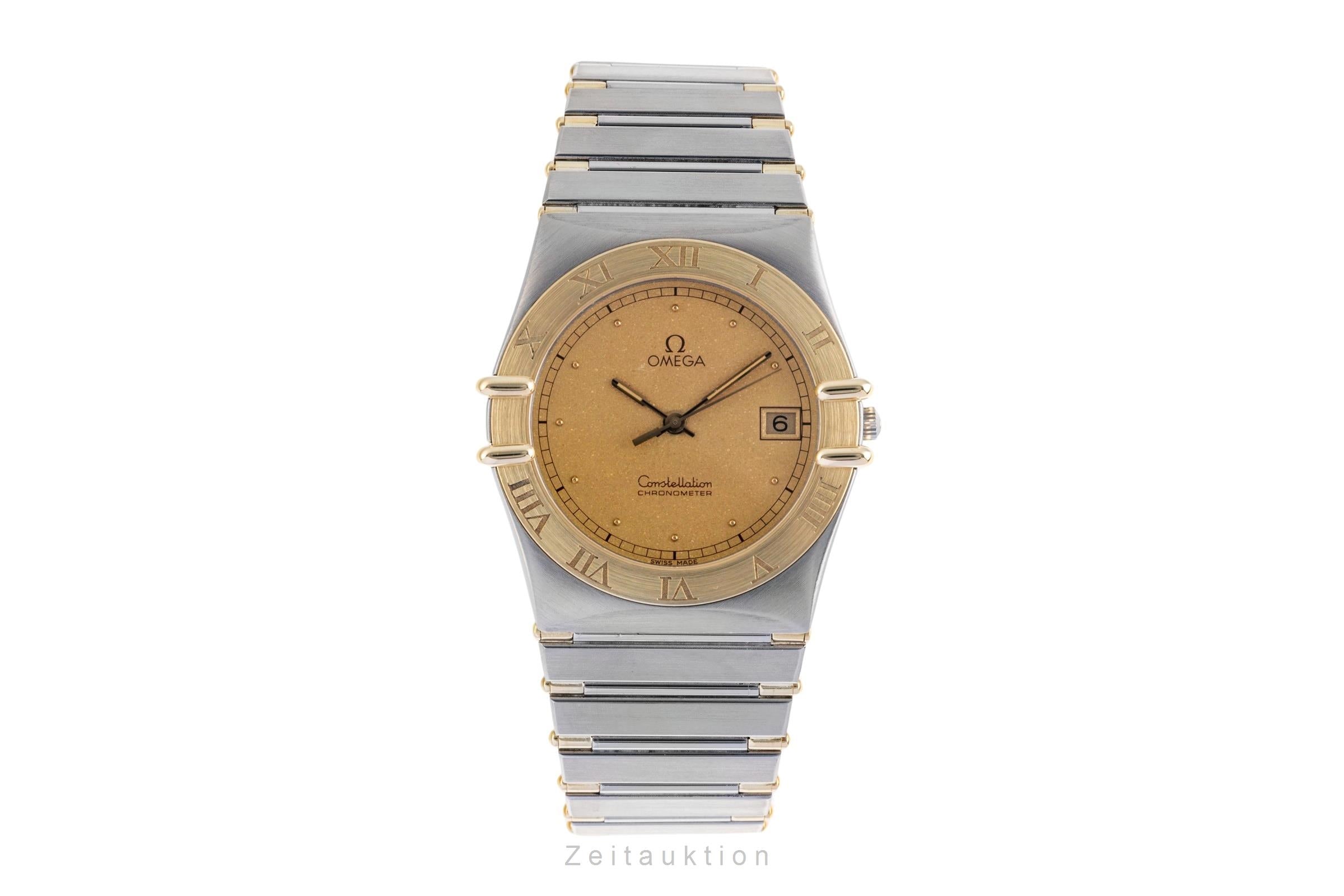 Omega Constellation acier / or  quartz montre pour hommes 198.0136   398.0864  [2601130]