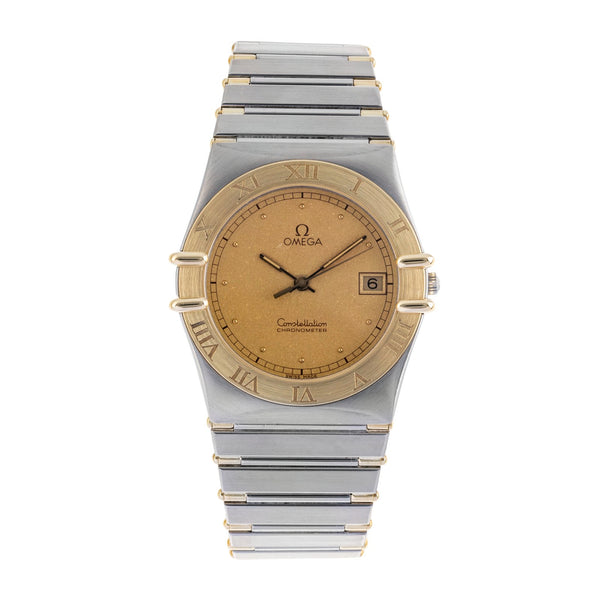 Omega Constellation acier / or  quartz montre pour hommes 198.0136   398.0864  [2601130]
