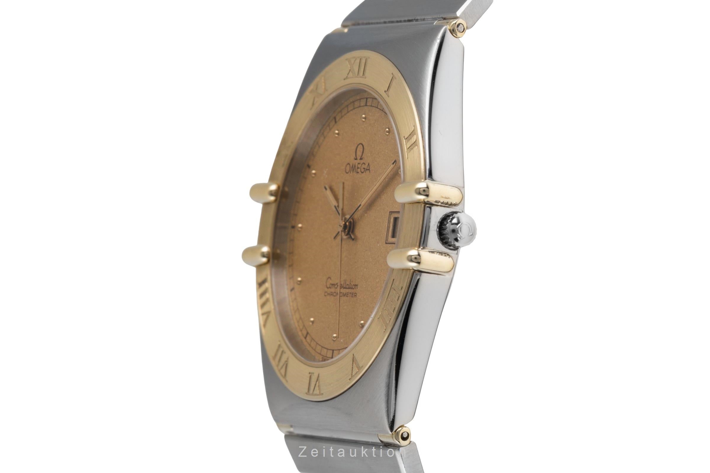 Omega Constellation acier / or  quartz montre pour hommes 198.0136   398.0864  [2601130]