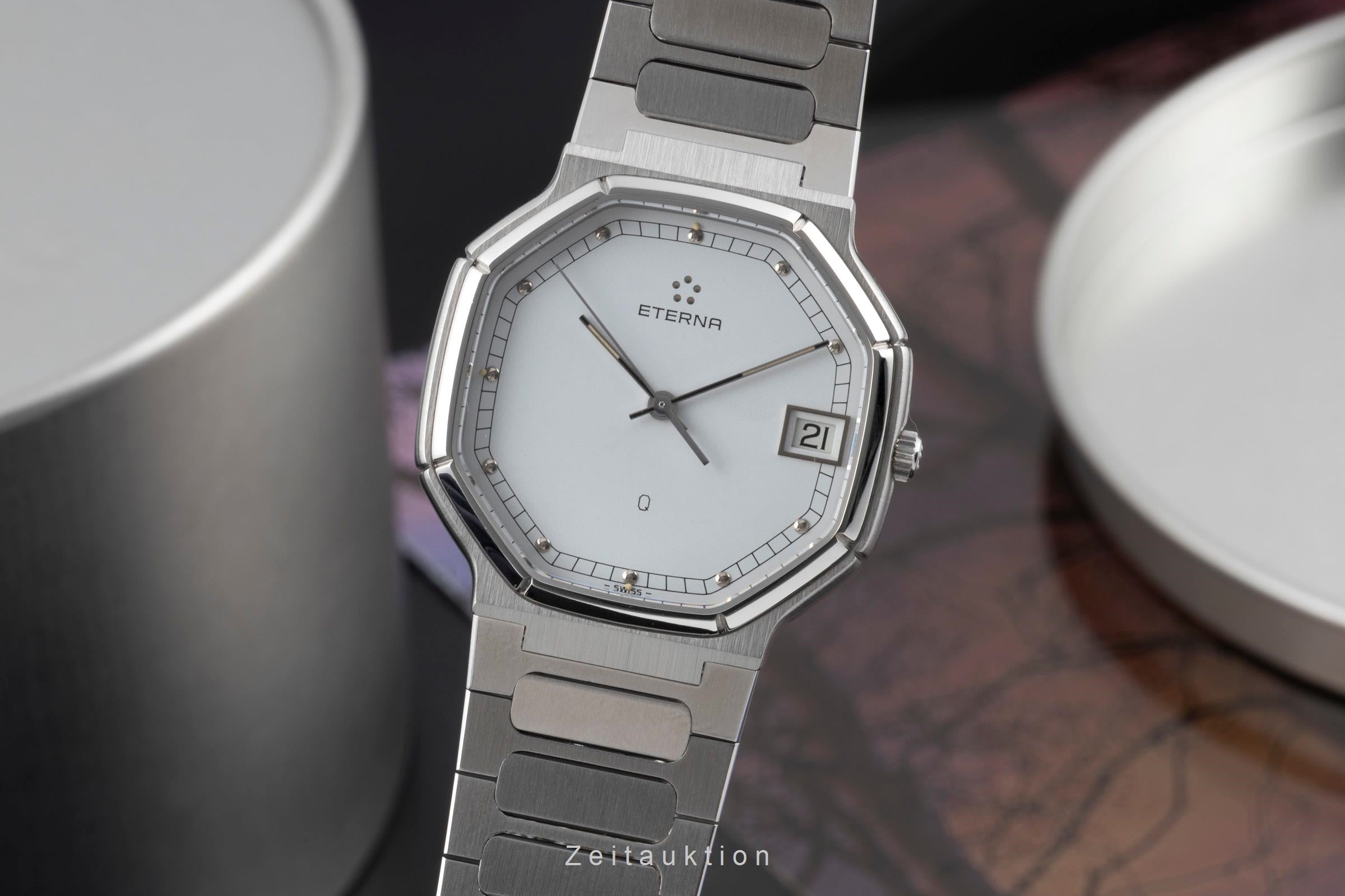 Eterna acero cuarzo reloj para caballeros 115.4227.41  [2601134]