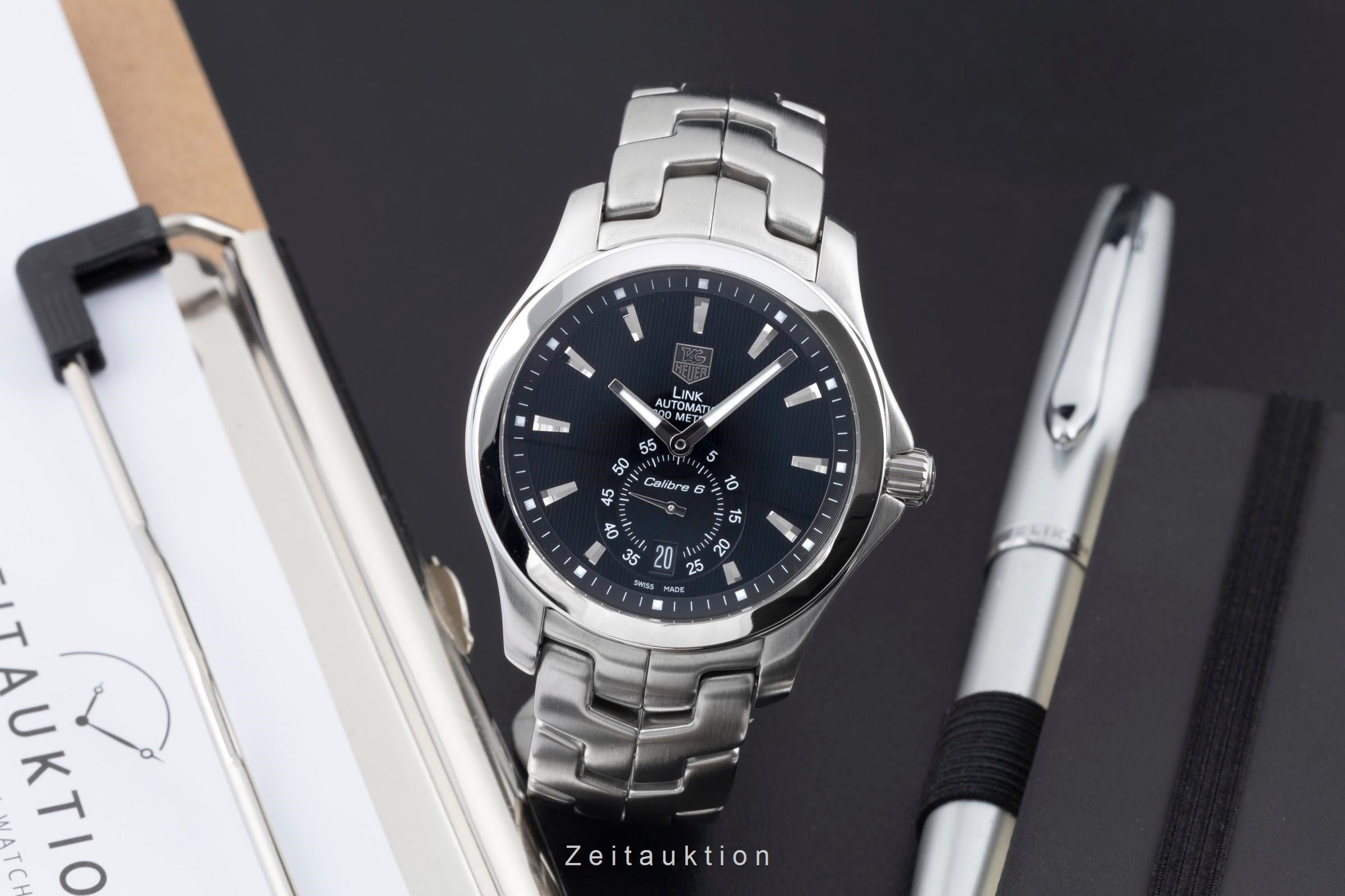 行*う様 TAG Heuer Calibre 360 自動巻き時計 jank Tag Heuer Link steel automatic Kal. 6 Ref. WJF211A | 2601138