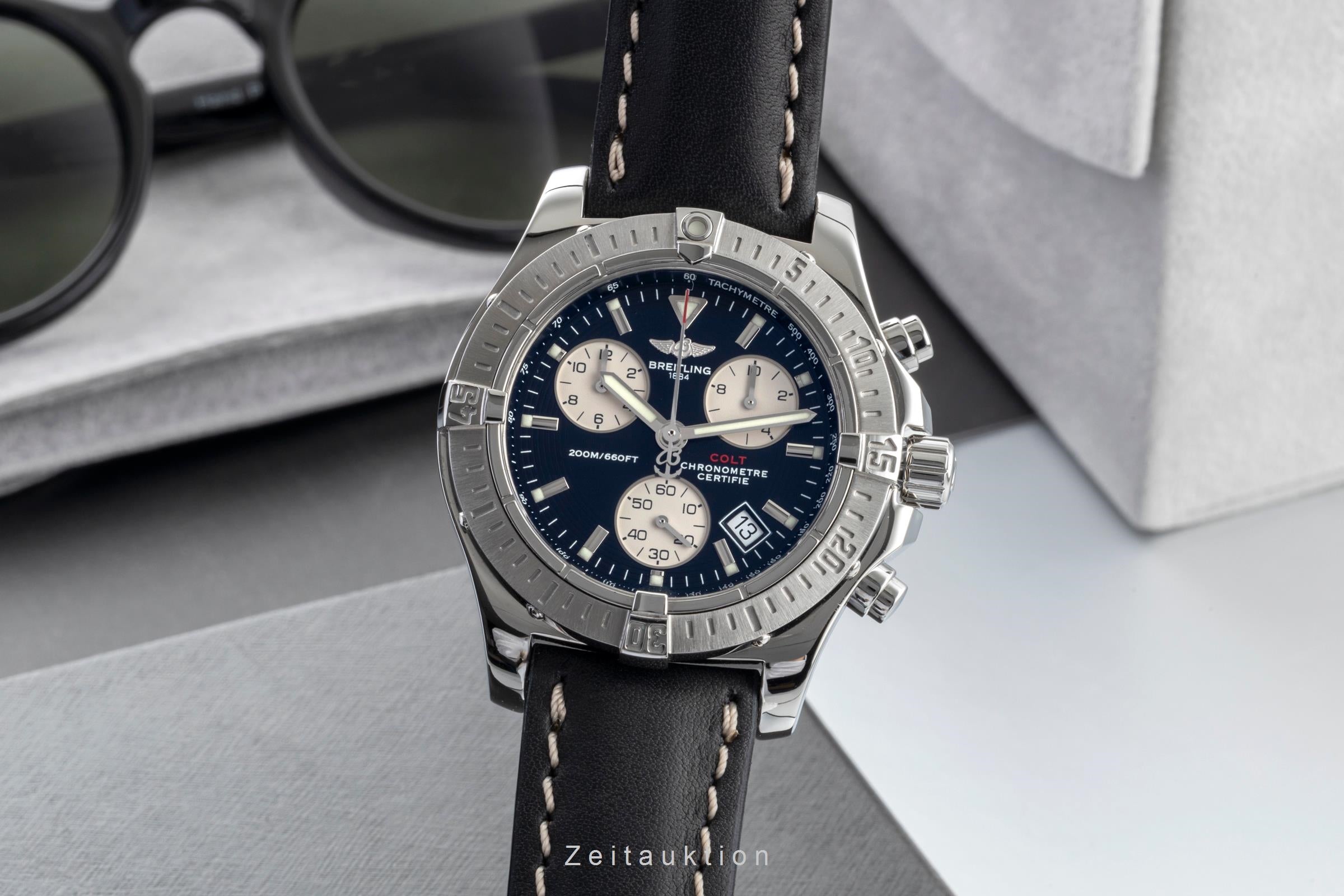 Breitling Colt Chronograph  chronograph steel quartz men's watch A73380-018  [2601143]