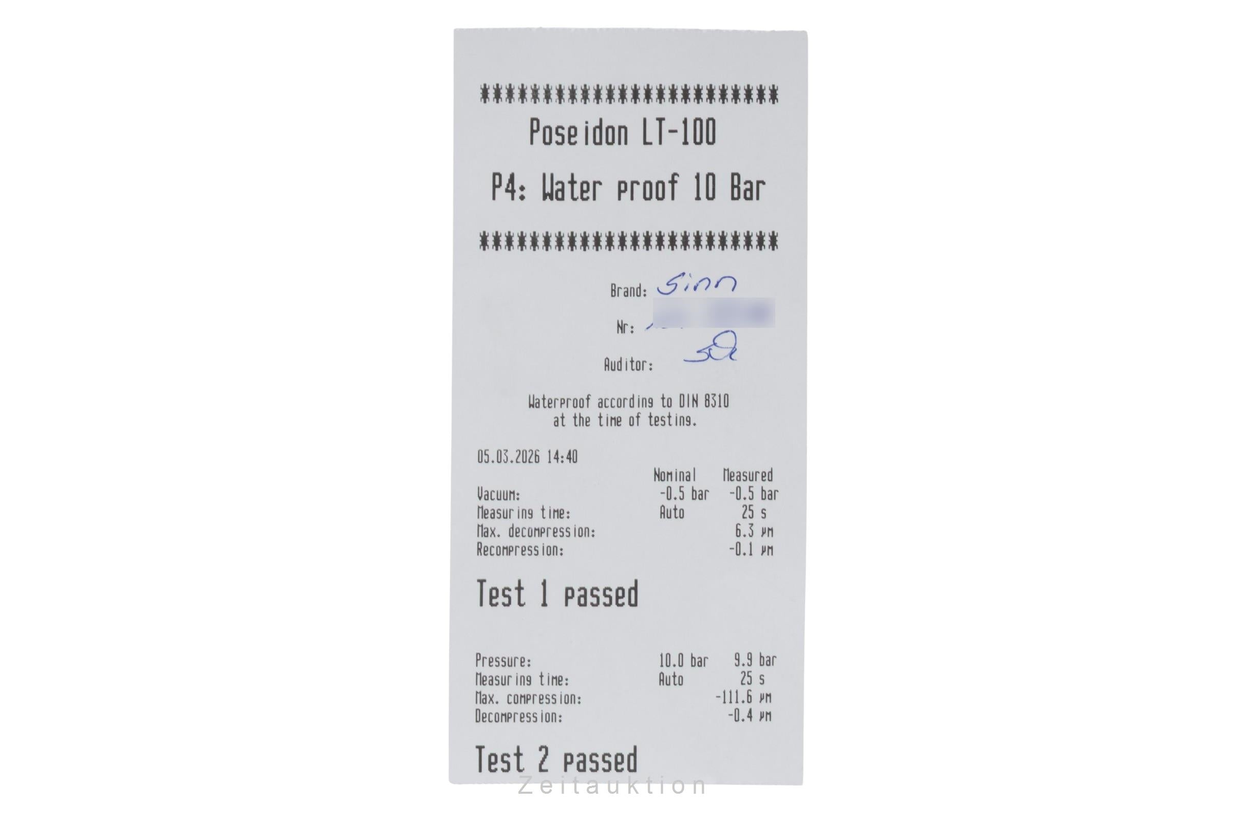 Sinn 104ST acier automatique montre pour hommes 104 St Sa I LP: 0EUR  [2601145]