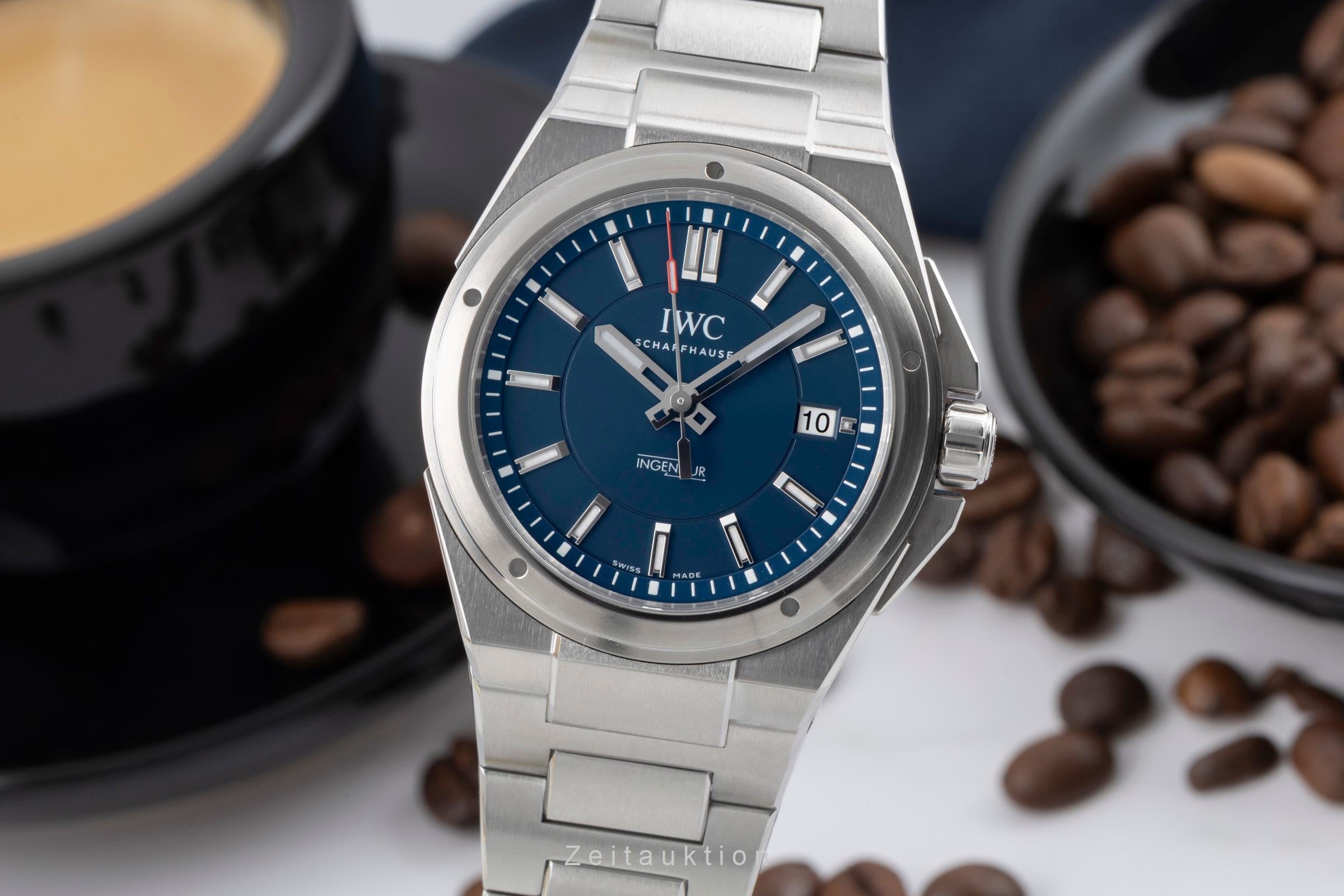 IWC Ingenieur "Laureus Sport" Automatik Edelstahl Limited Ref. IW323909 B&P 2016 [2601147]